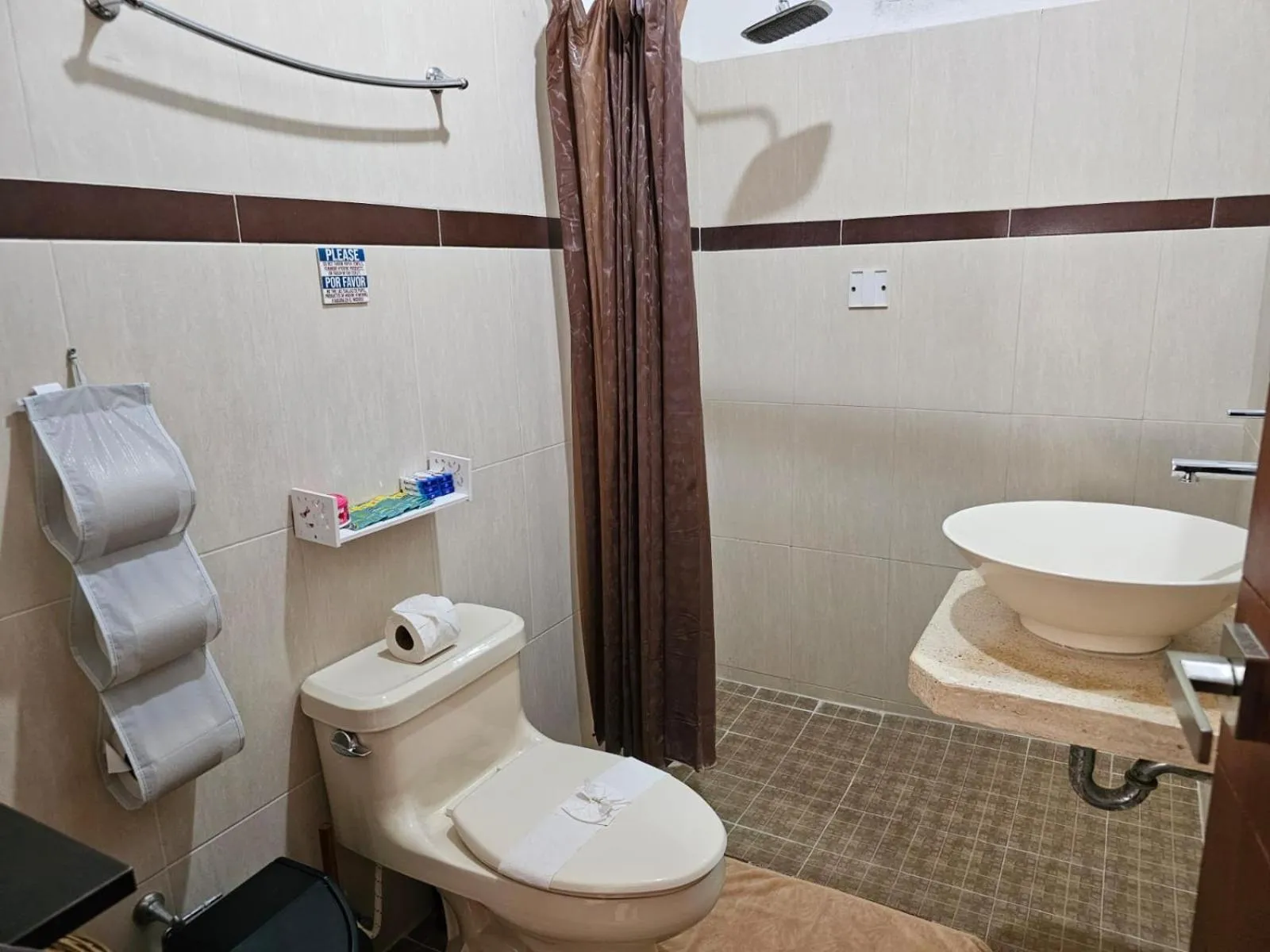 Shower in Casa aloha-Isla Holbox