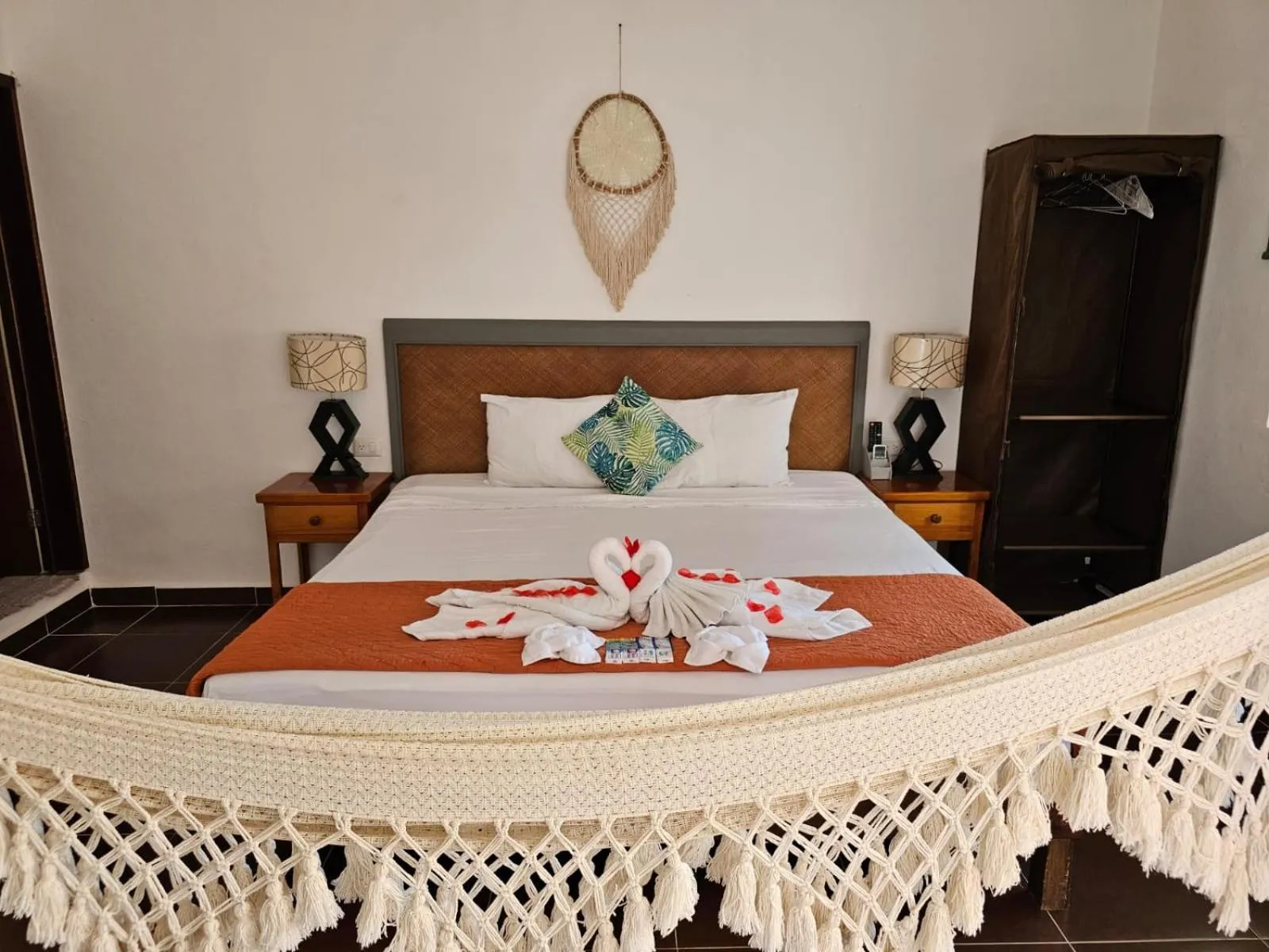 Decorative detail, Bed in Casa aloha-Isla Holbox