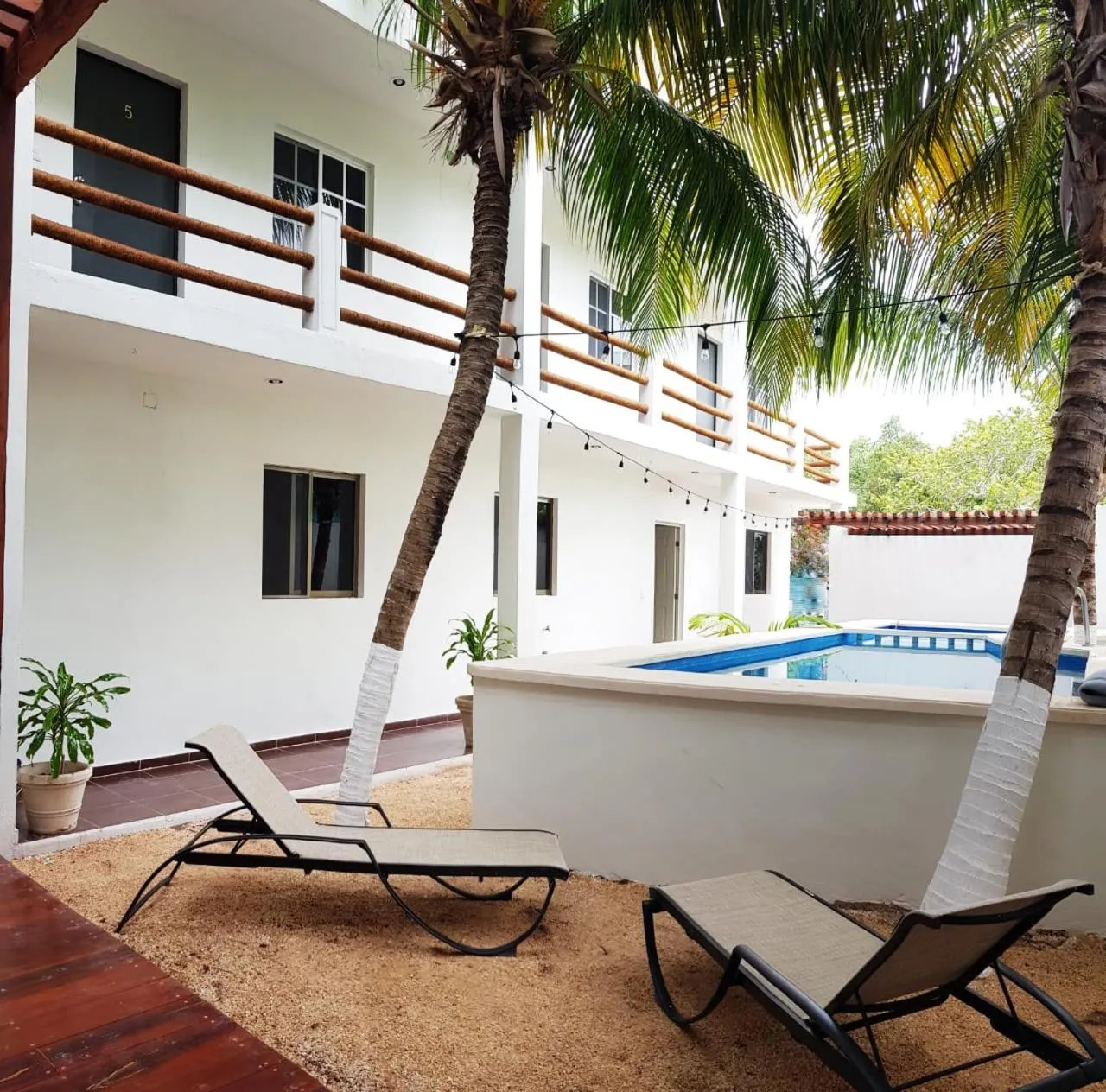 Swimming pool in Casa aloha-Isla Holbox