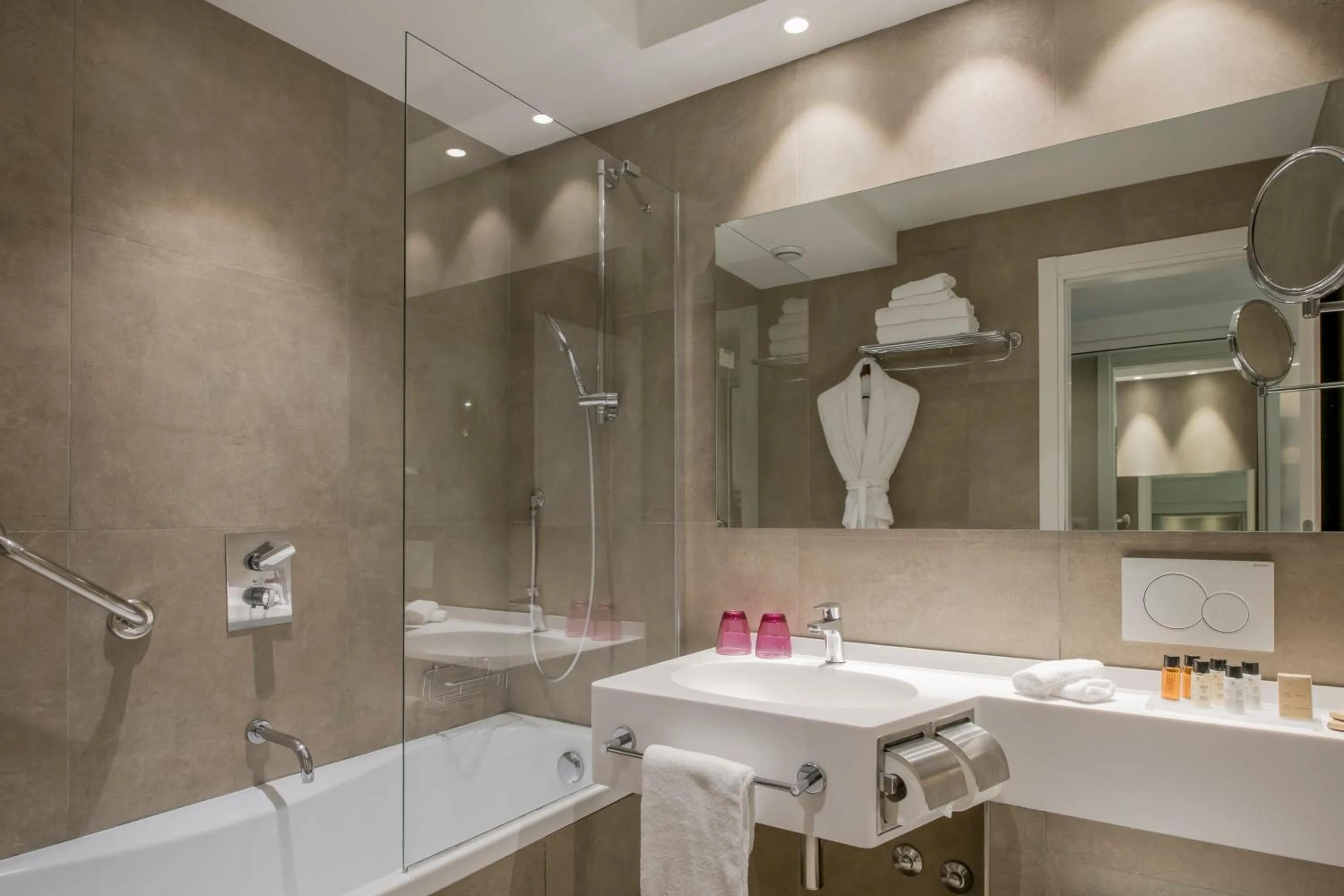 Bathroom in Crowne Plaza Rome St. Peter's by IHG