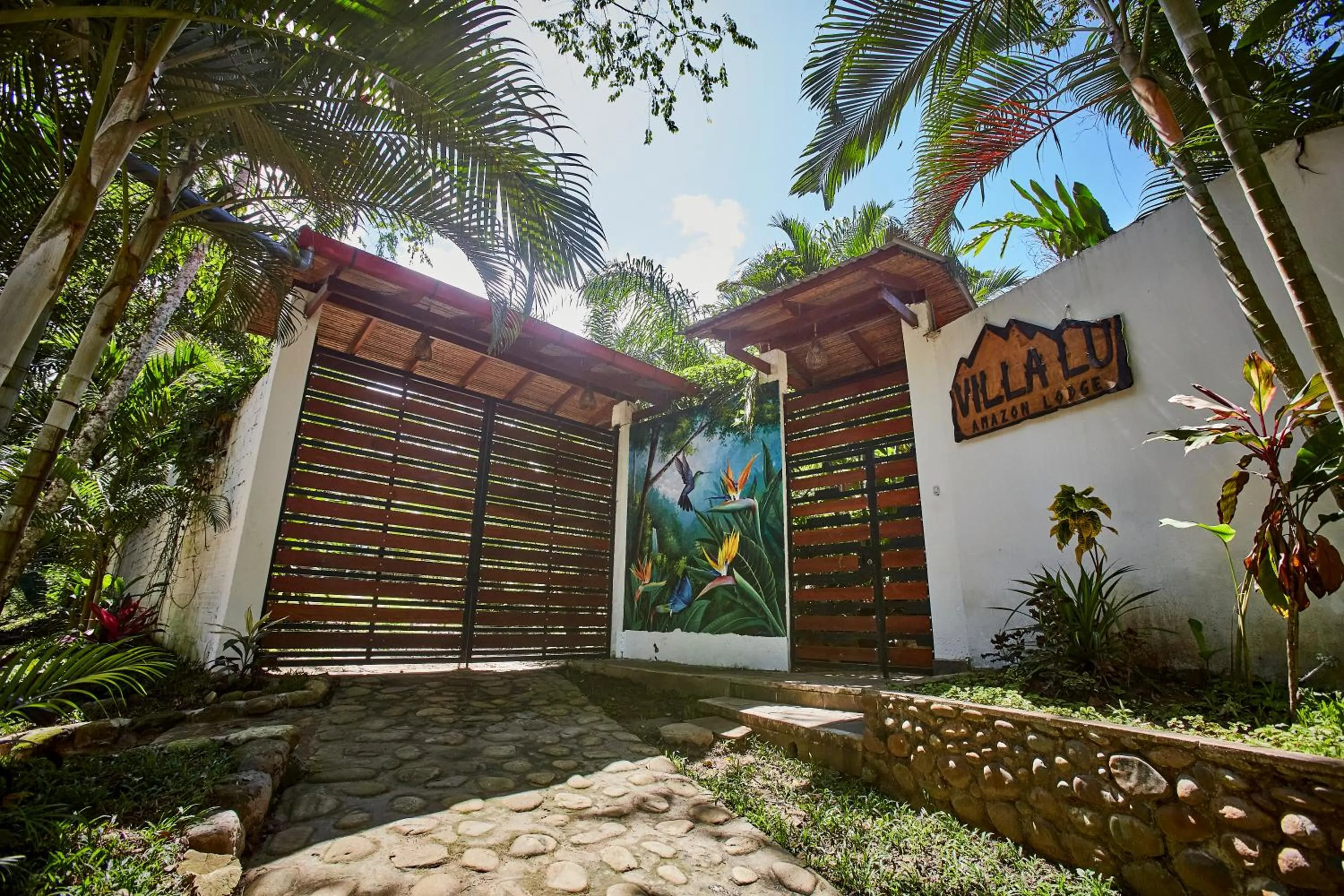Facade/entrance in Villa Lu Amazon Ecolodge