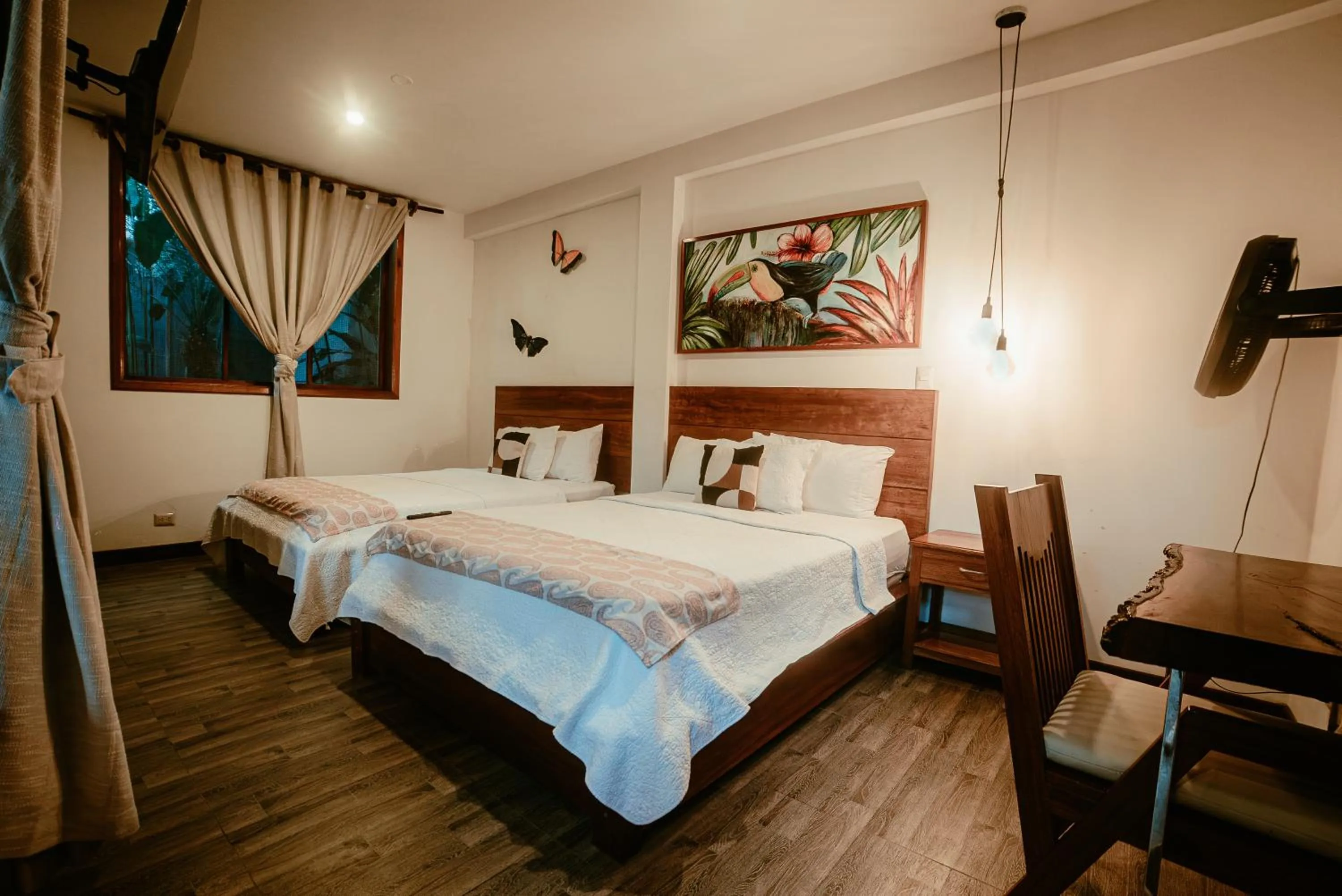 Bedroom, Bed in Villa Lu Amazon Ecolodge