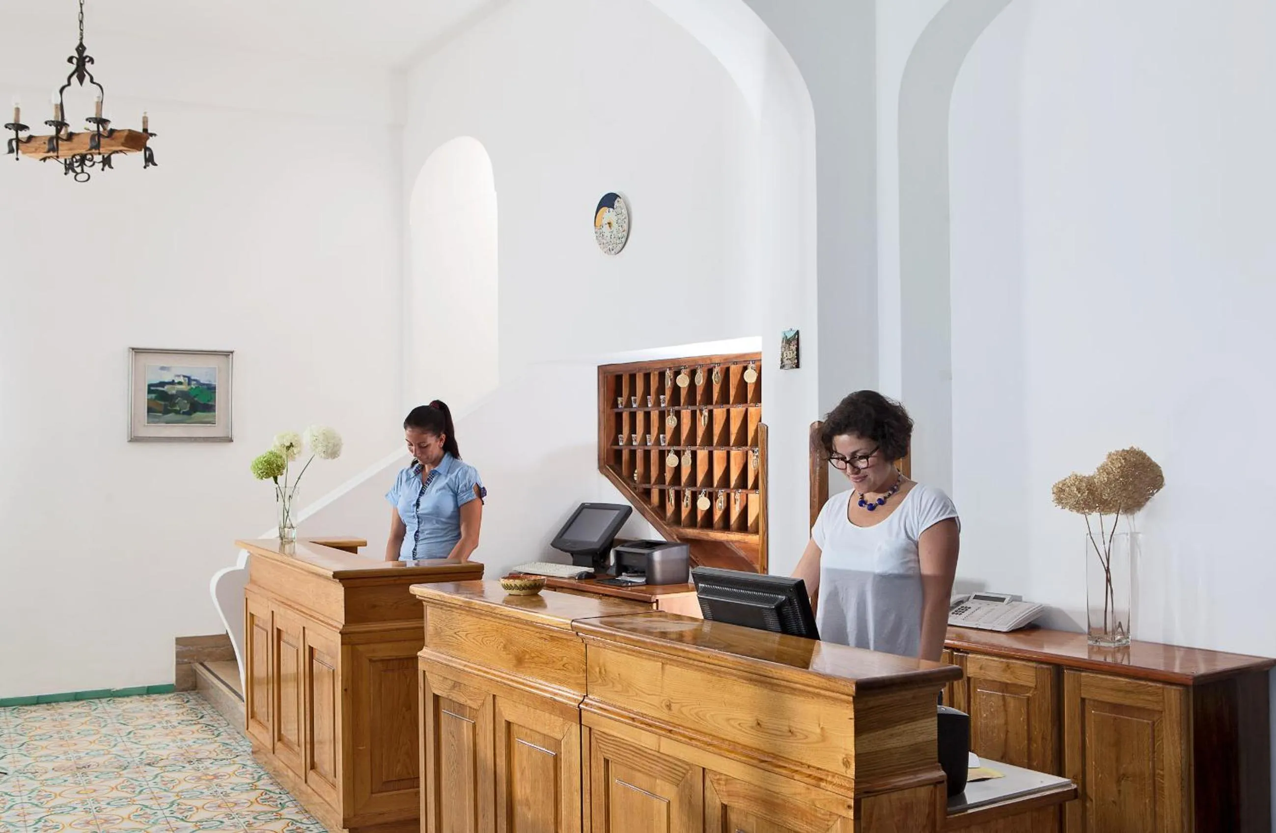 Lobby or reception in Hotel Pupetto