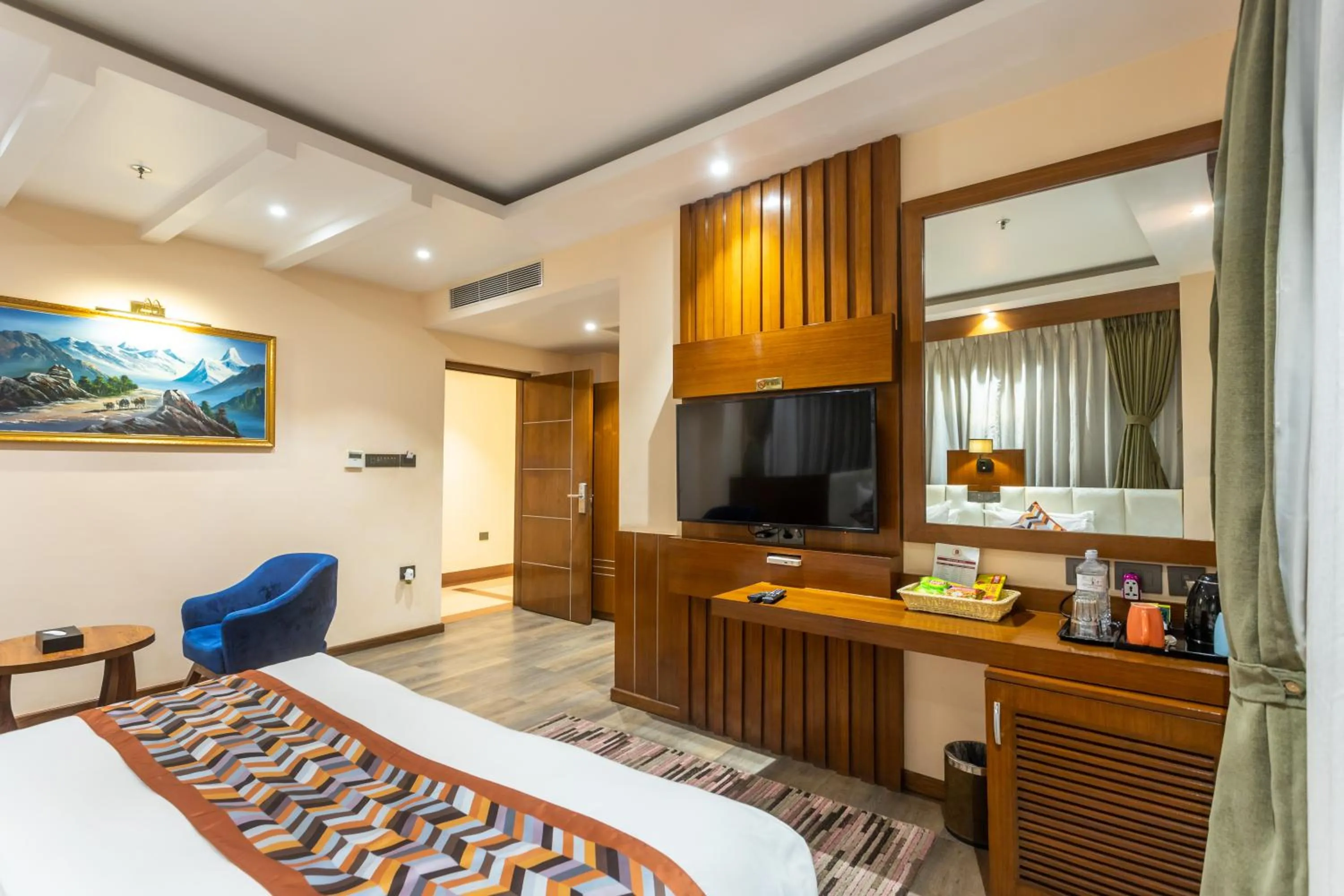 TV and multimedia, Bed in Dream International Hotel