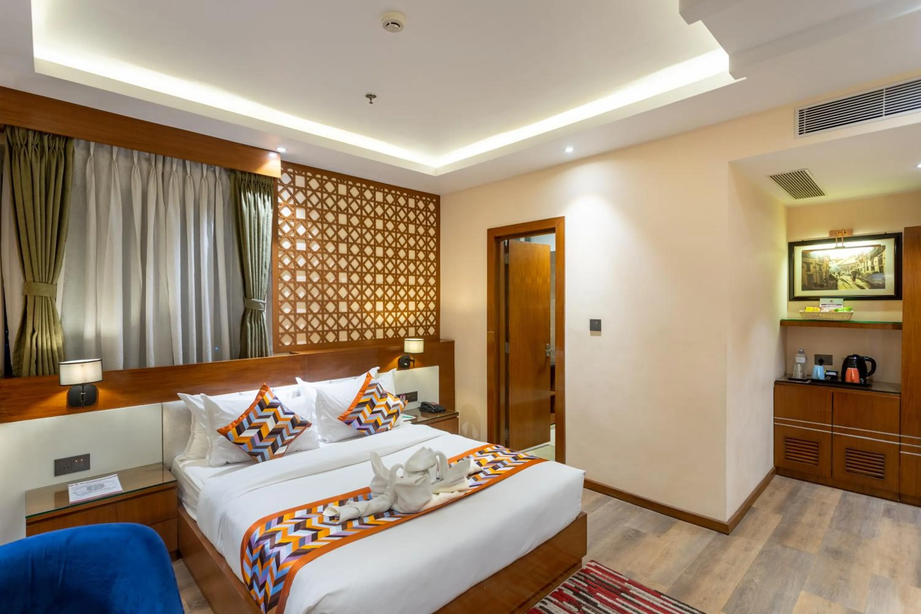 Bed in Dream International Hotel