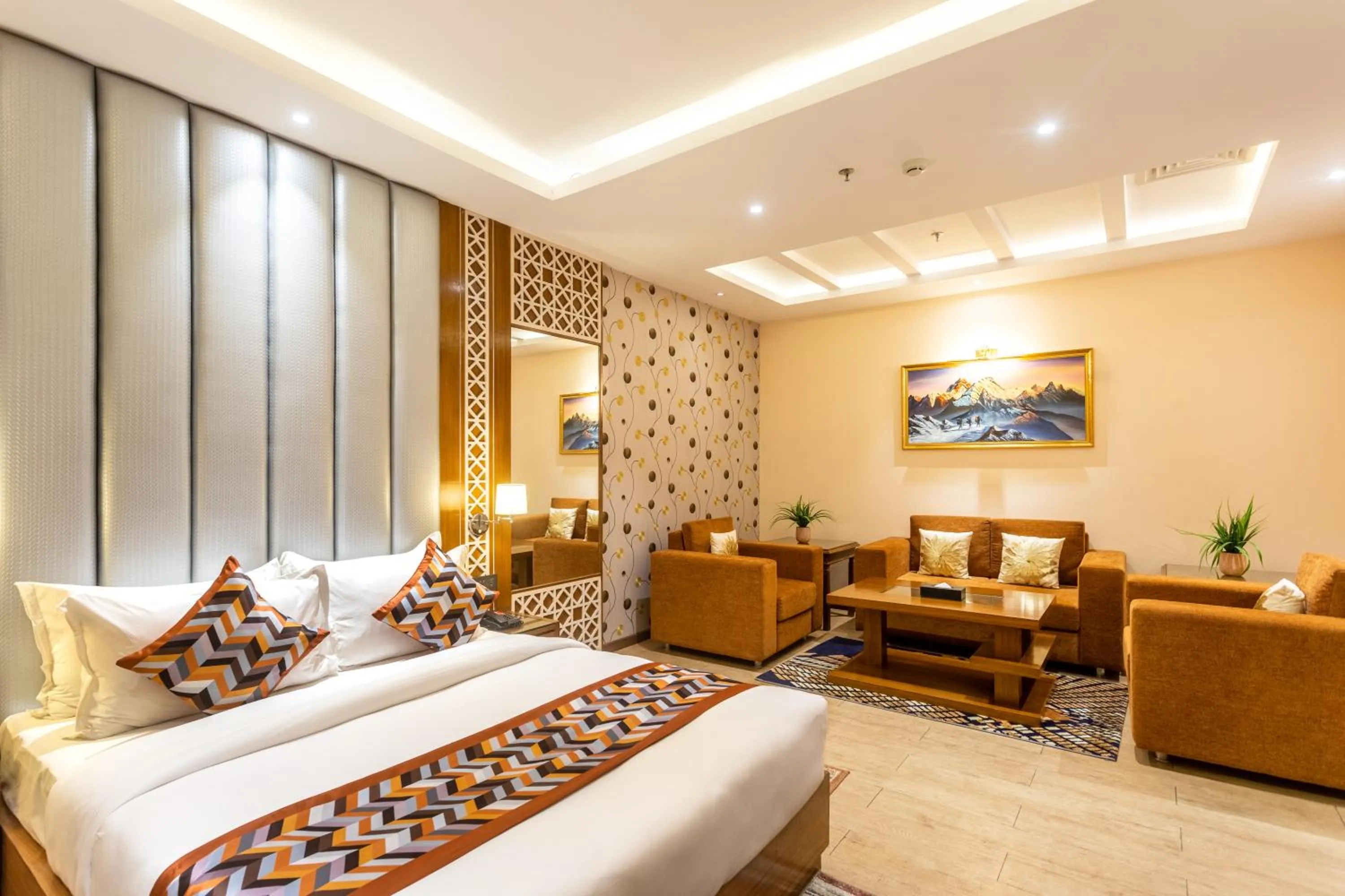 Bed in Dream International Hotel