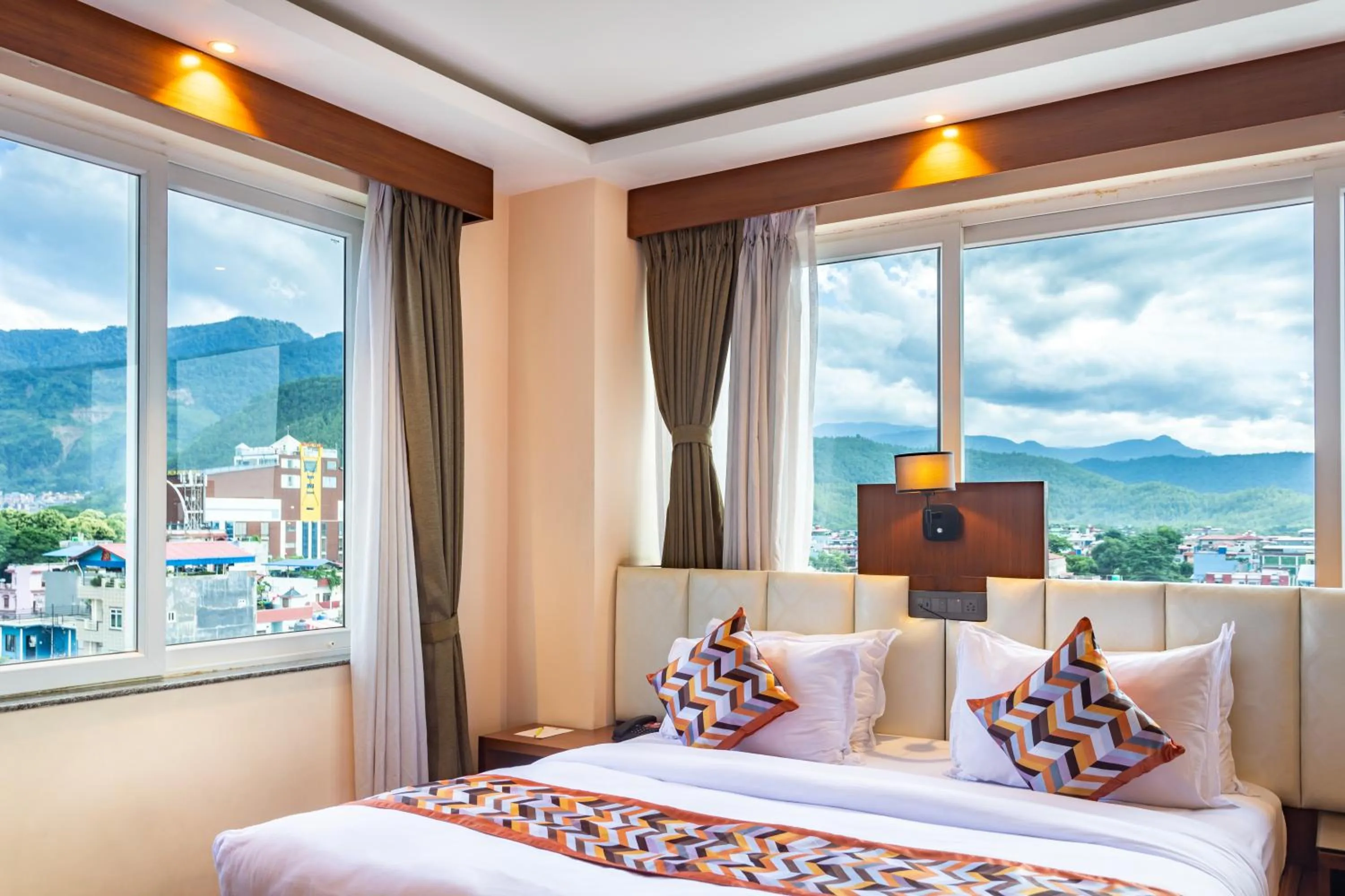 Bed in Dream International Hotel