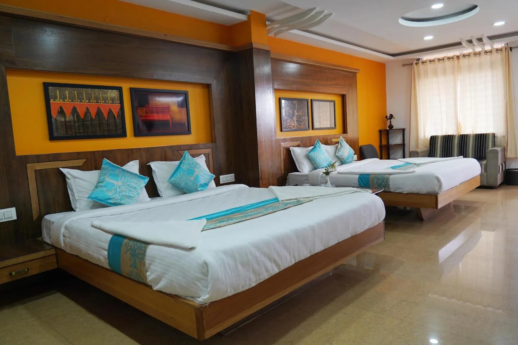 Photo of the whole room, Bed in Anika Palace by Pepe Inn Hotel