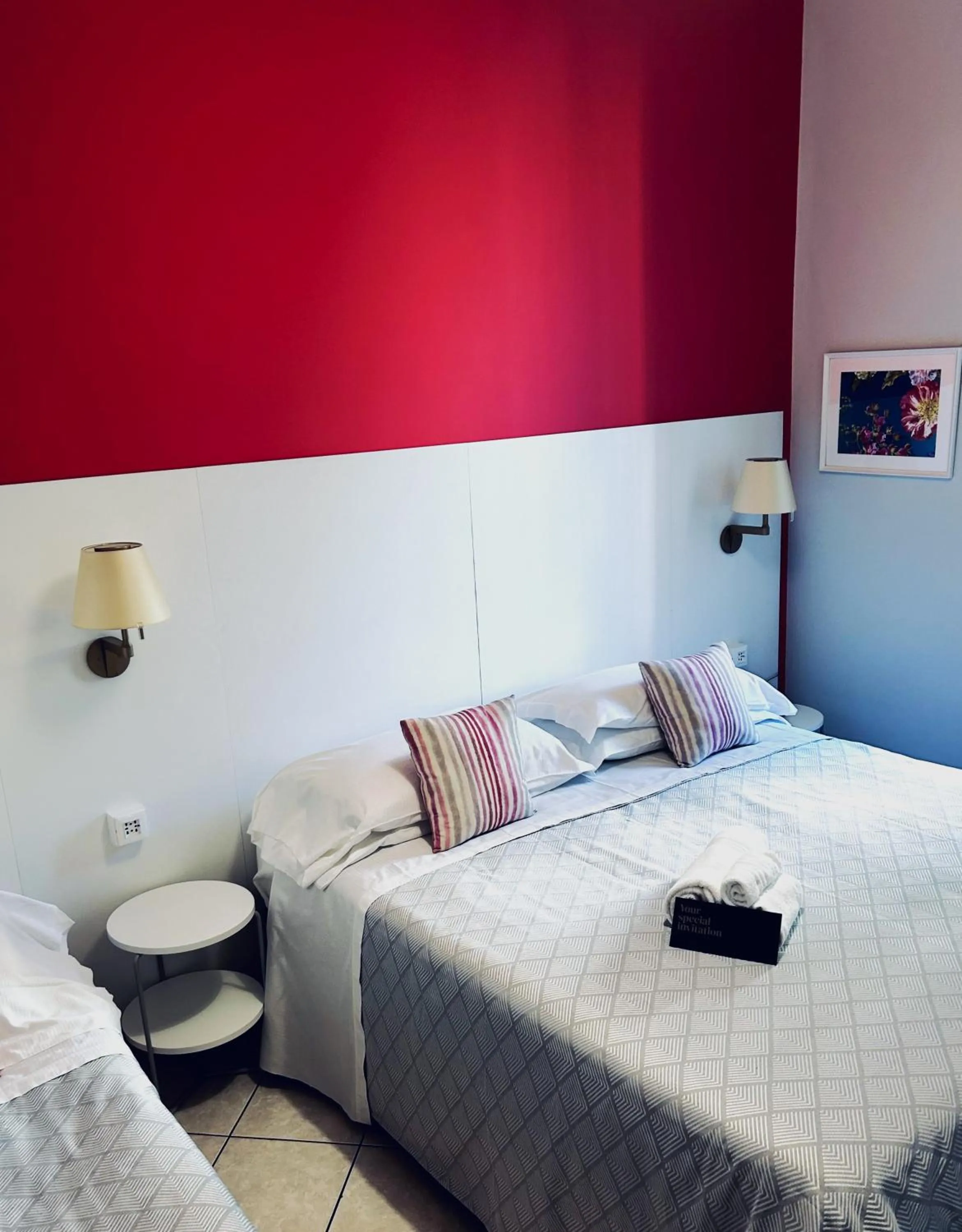 Bed in Albergo Belsoggiorno