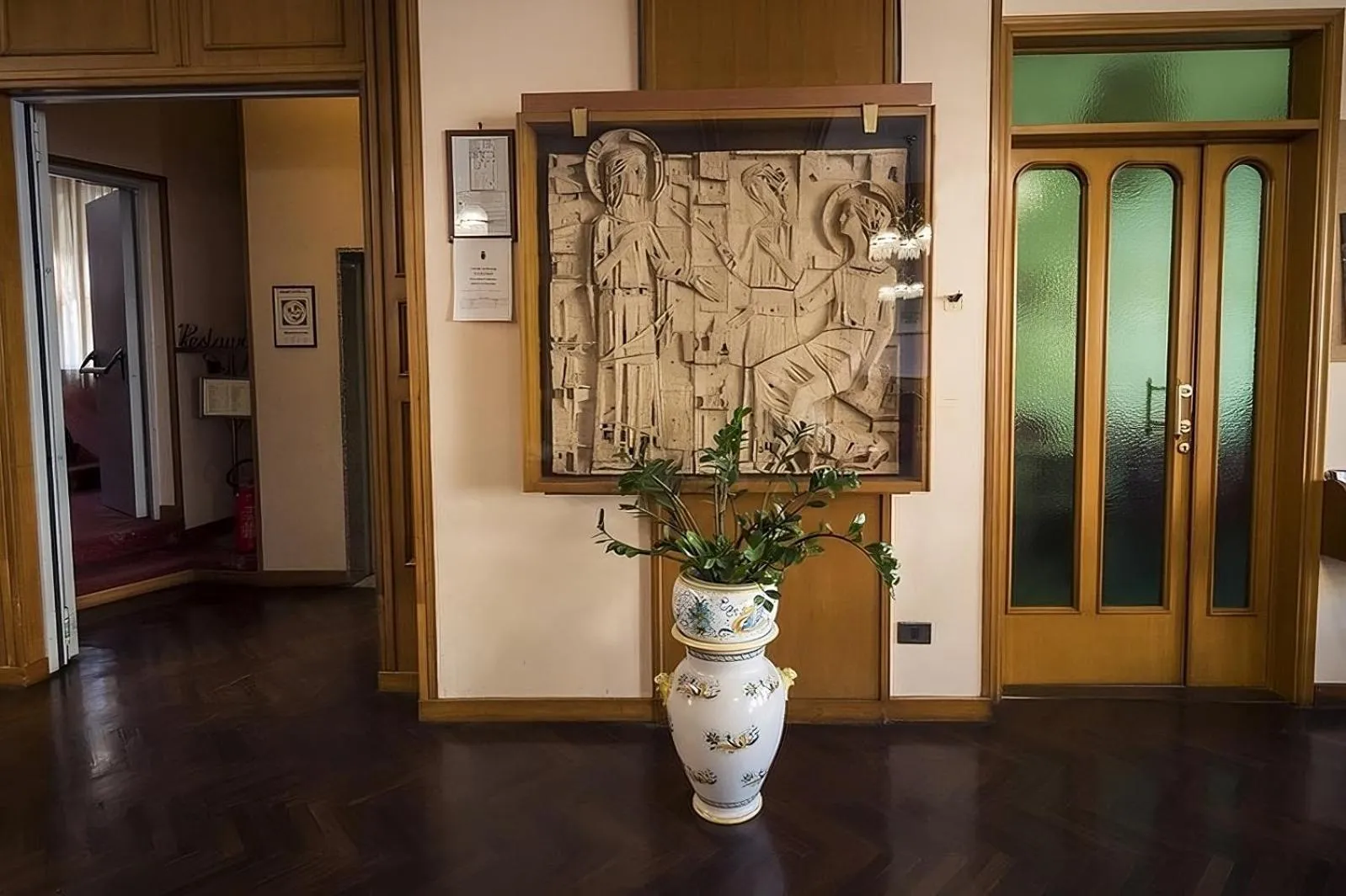 Lobby or reception in Grifone Hotel