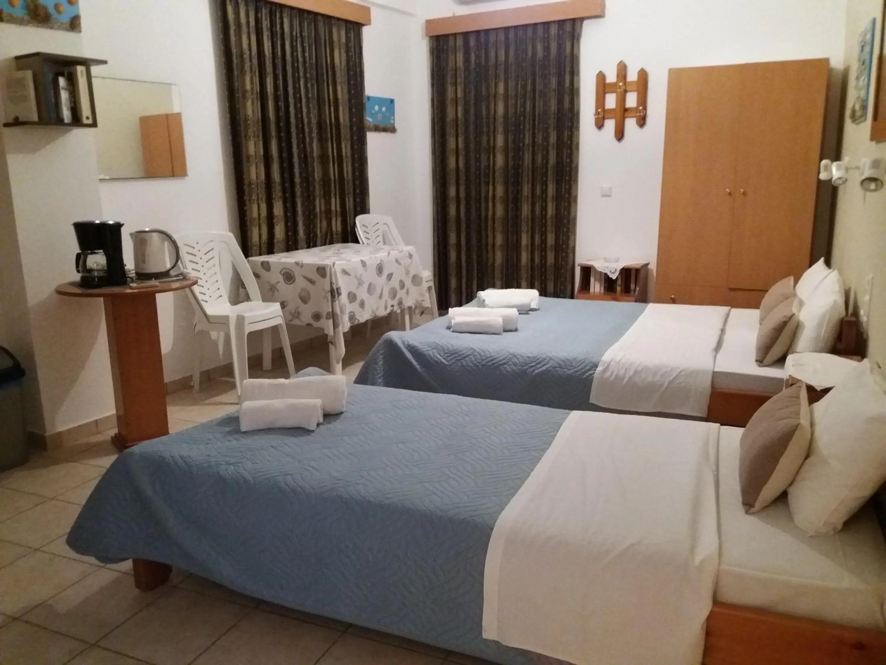 Bed in Eftihia studios