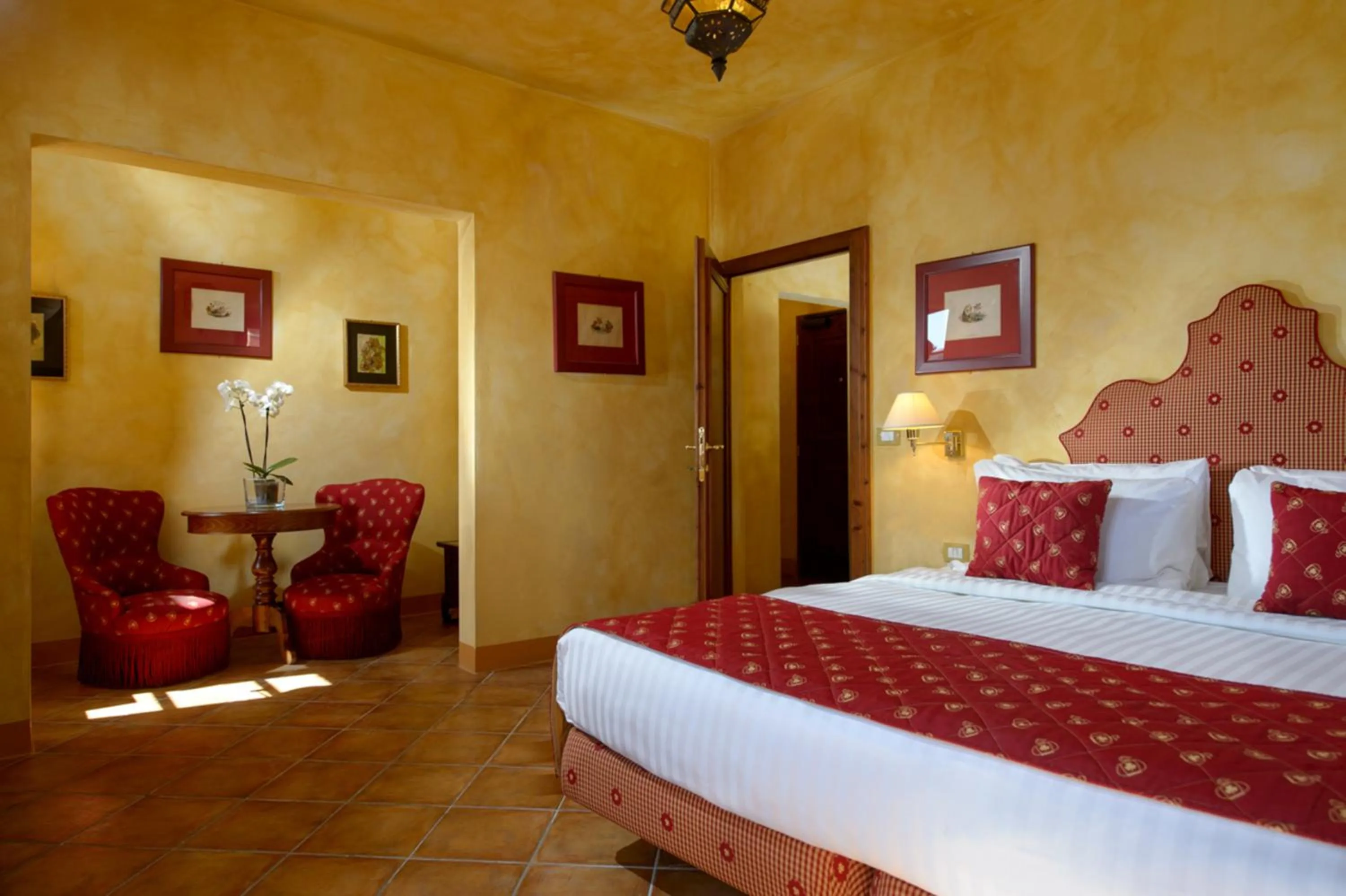 Bedroom in La Bagnaia Golf Resort