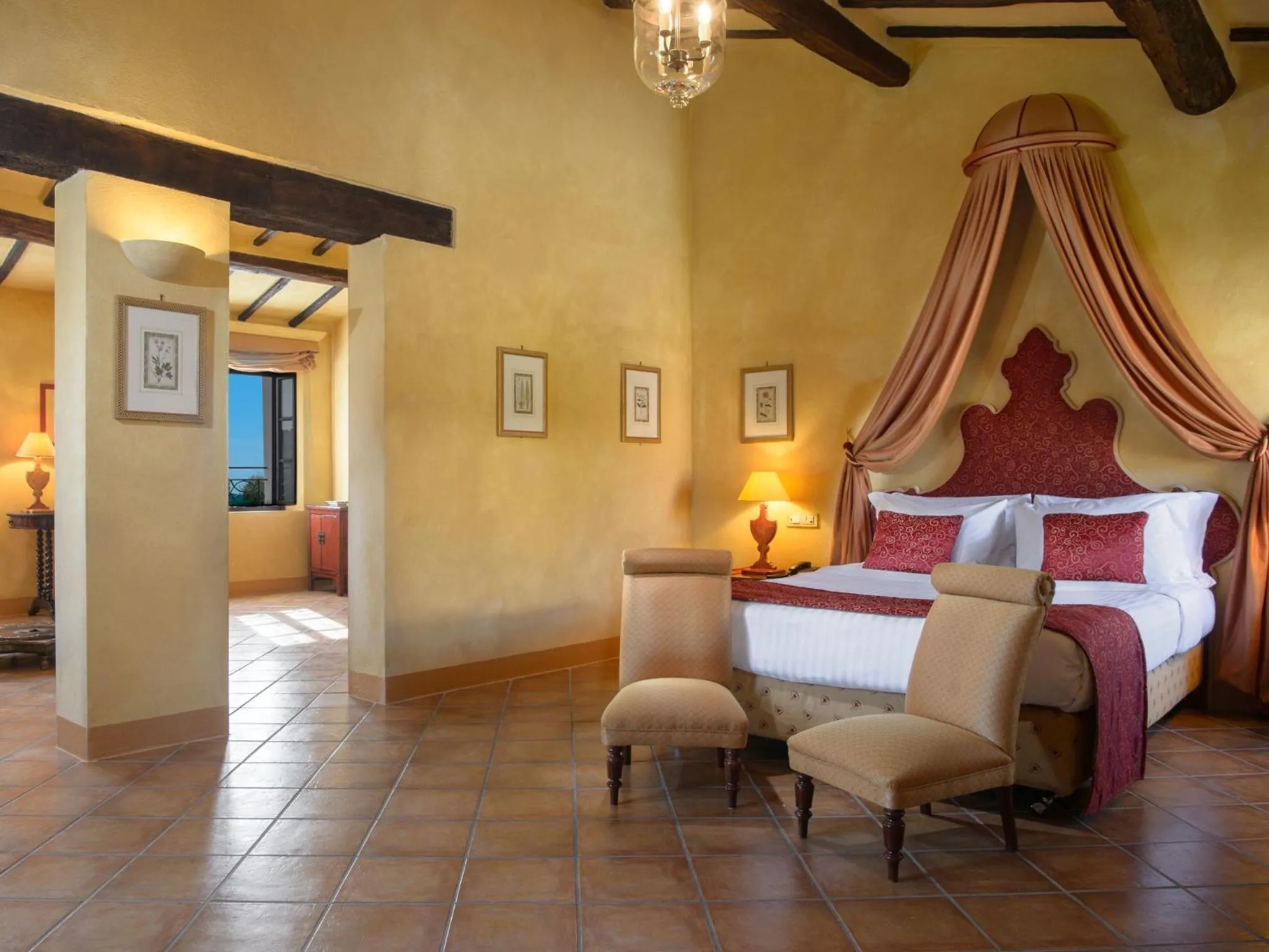 Bedroom in La Bagnaia Golf Resort