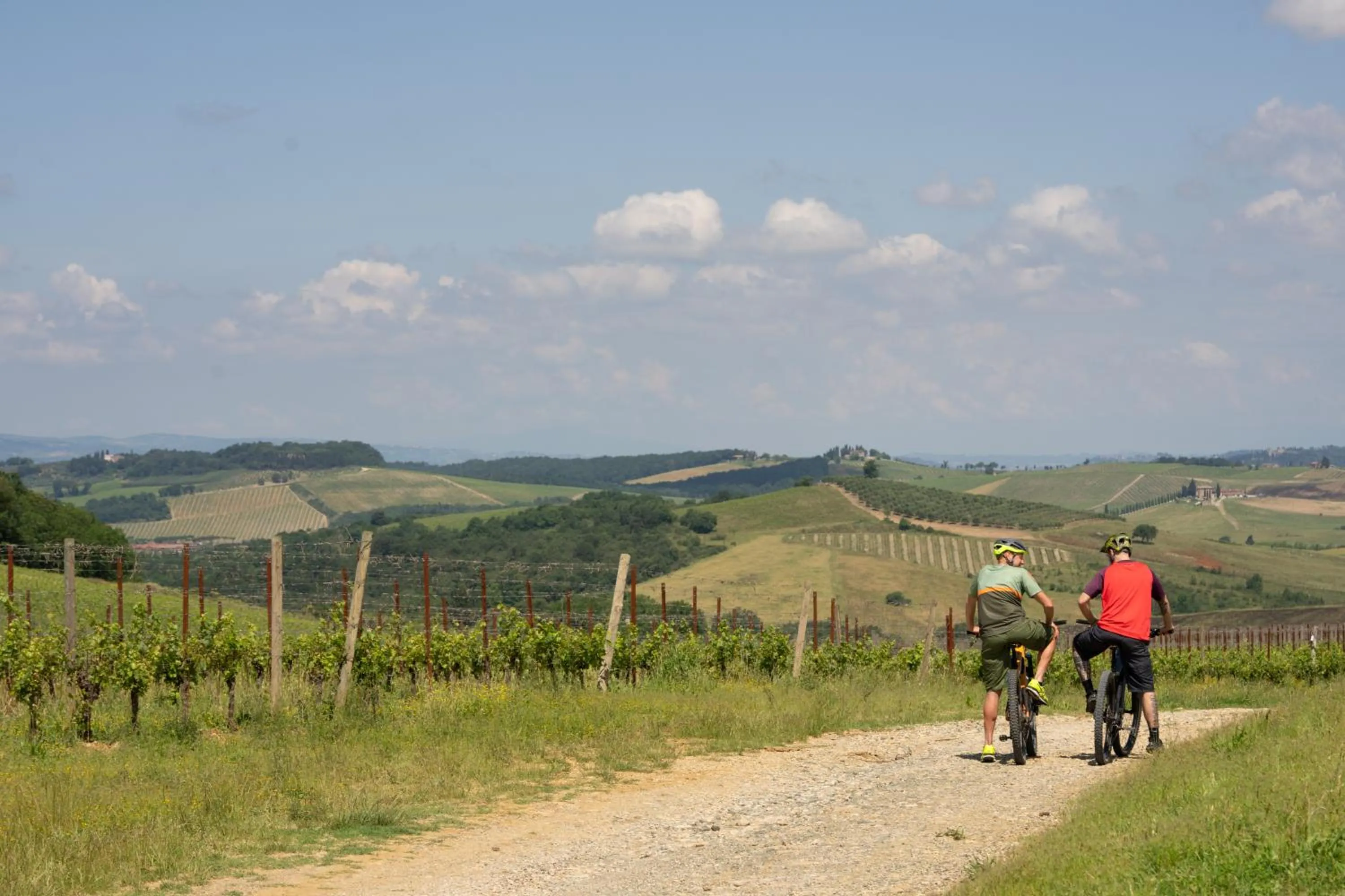 Cycling in La Bagnaia Golf Resort