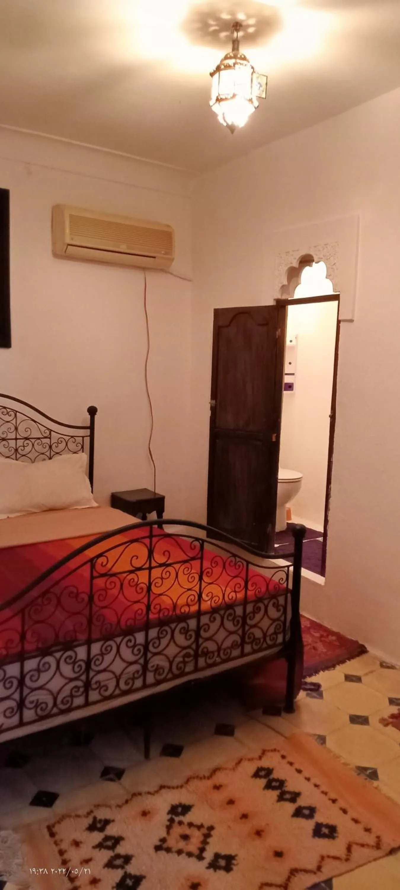 Bed in Riad Dar Zaida