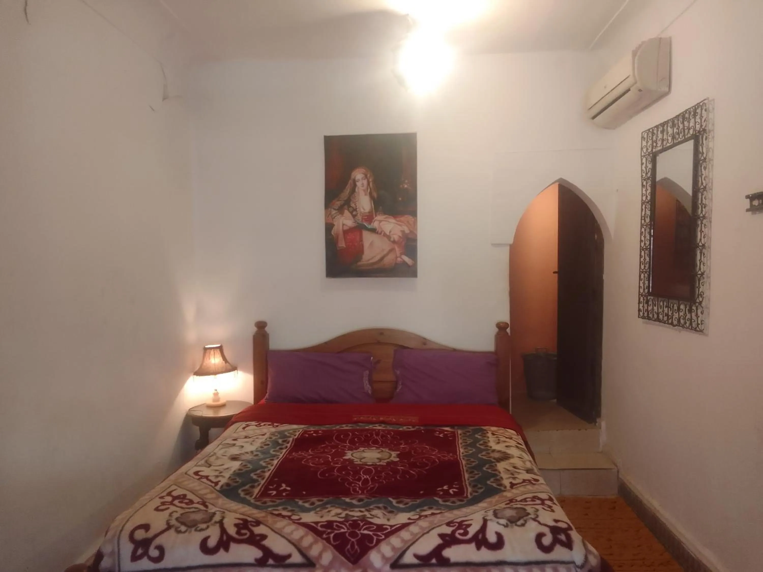 Bed in Riad Dar Zaida
