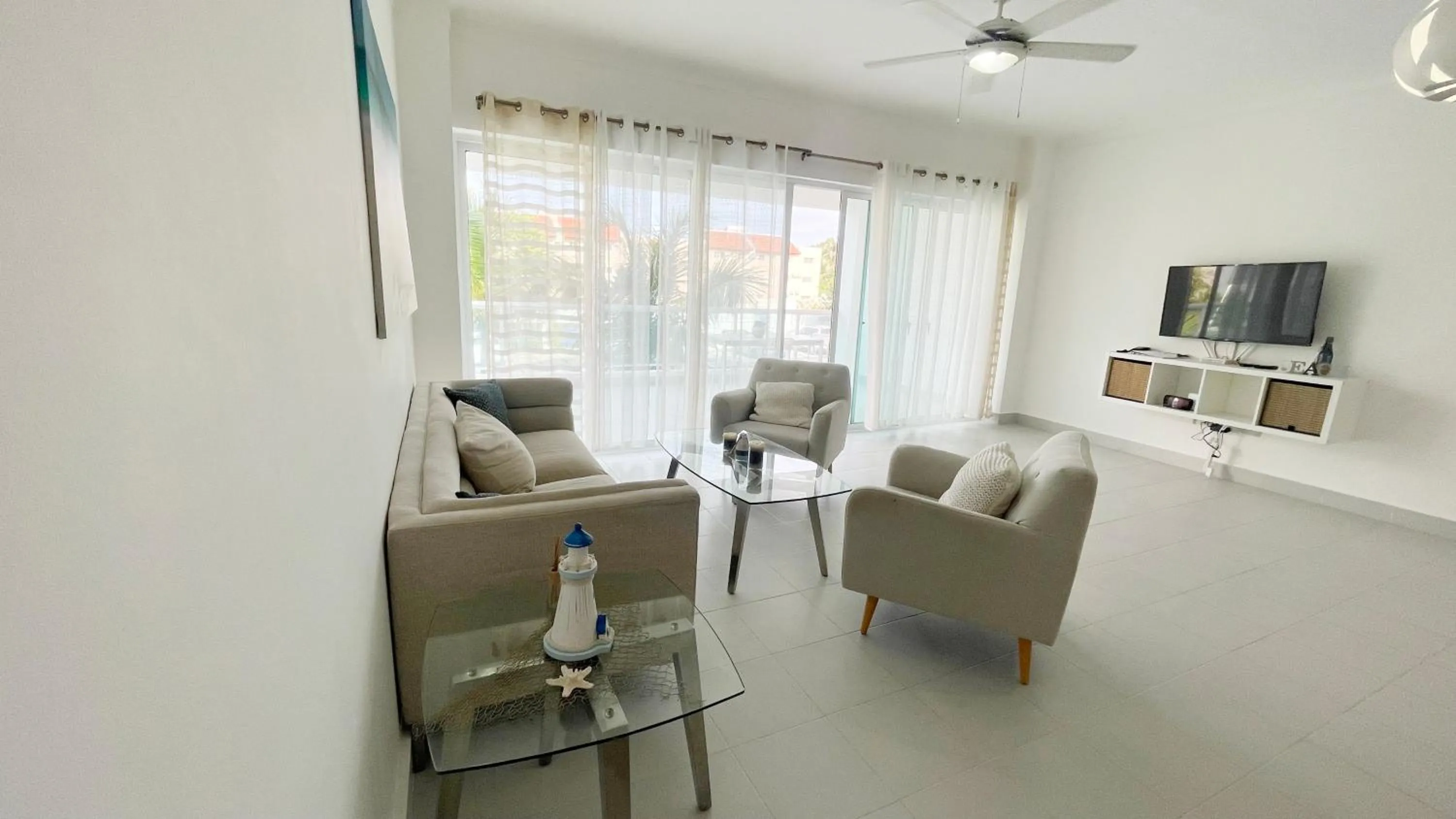 TV and multimedia in Precioso Apartamento a solo pasos de la Playa