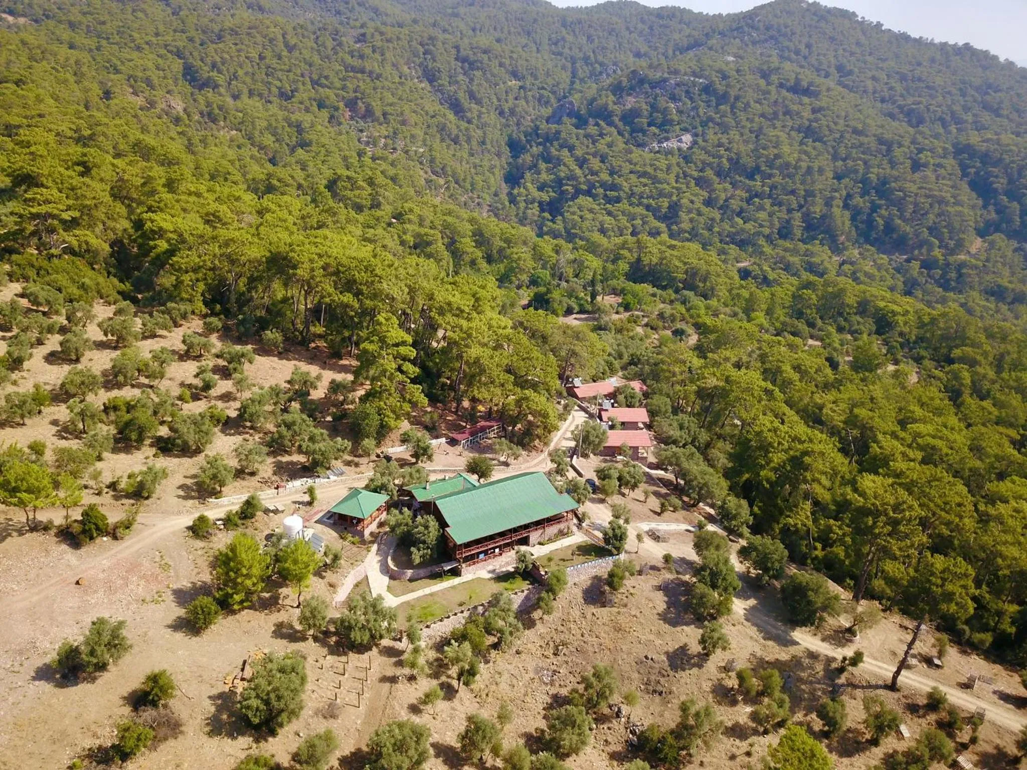 Bird's eye view in Çandır Resort Restaurant