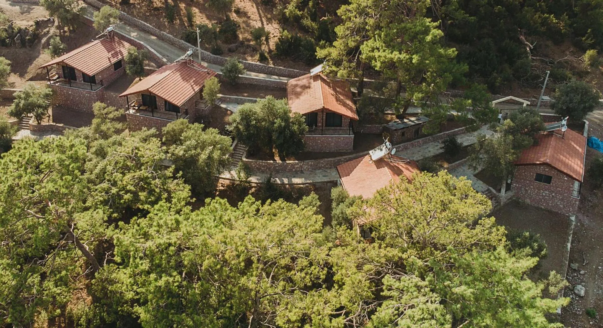 Bird's eye view in Çandır Resort Restaurant