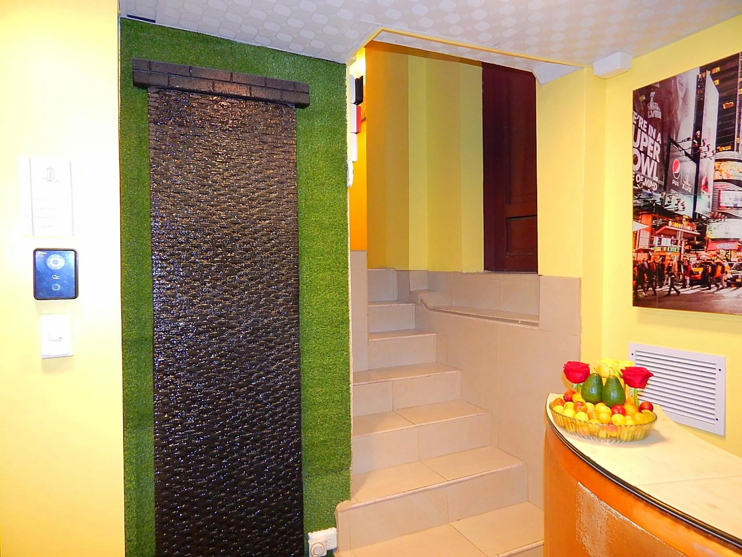 Lobby or reception in Olympus Plaza