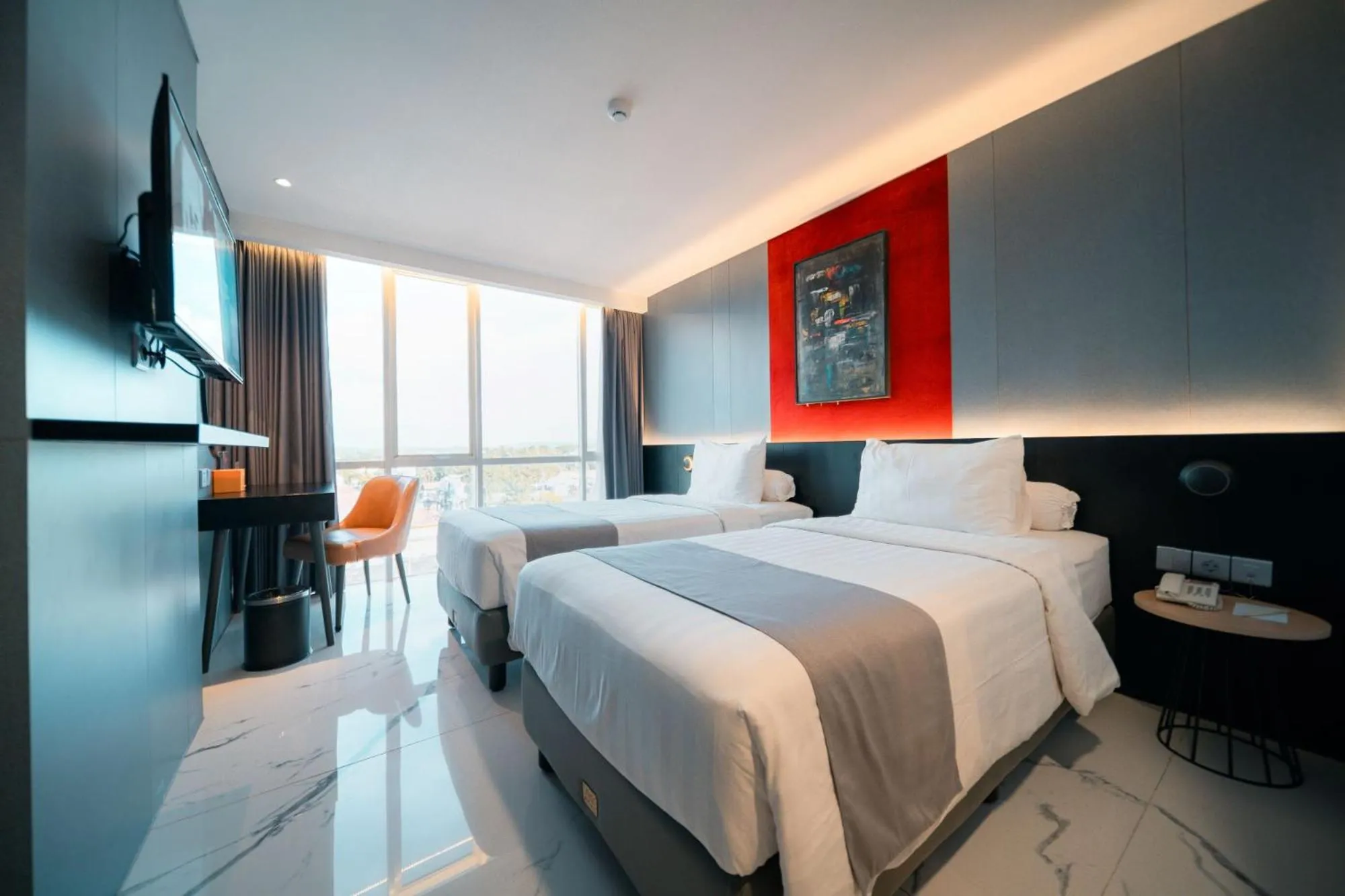 Bedroom, Bed in Trio Azana Style Kebumen