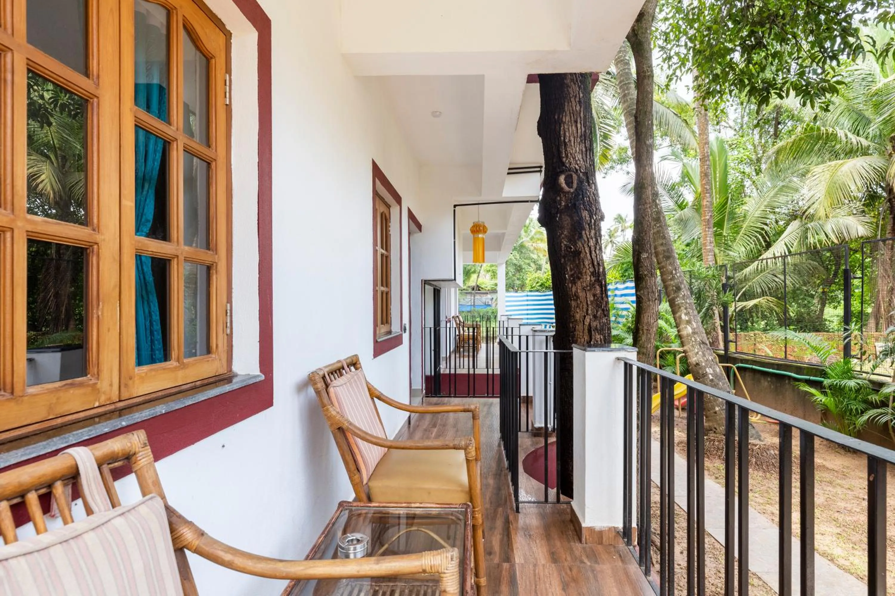 Patio in Casa De Mor Villa with Pool