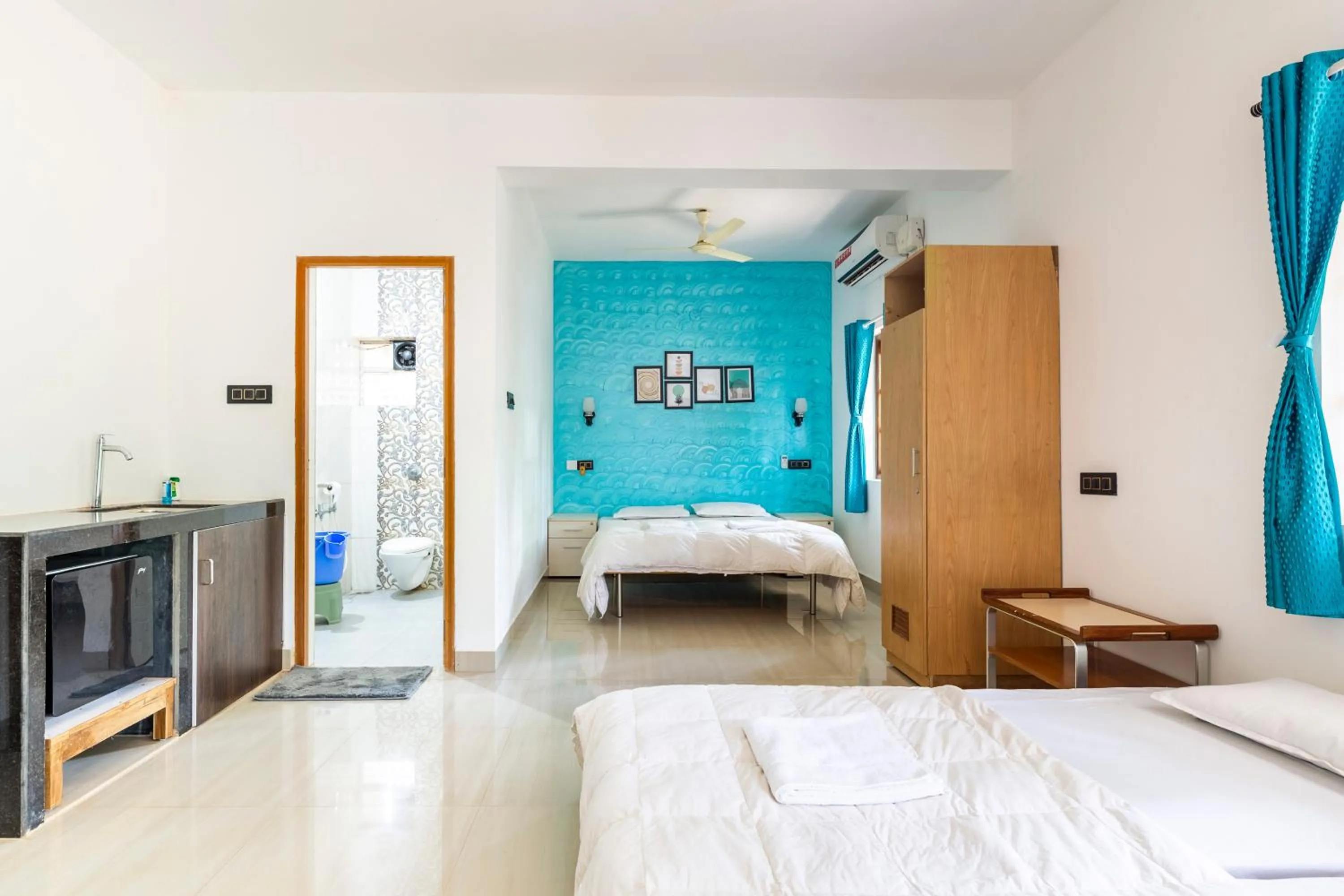 Bed in Casa De Mor Villa with Pool