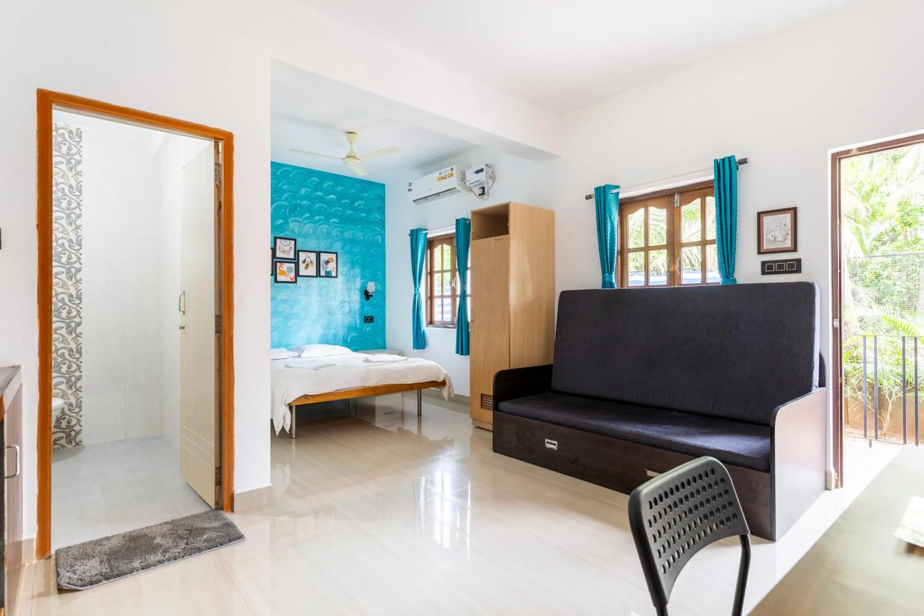 Bed in Casa De Mor Villa with Pool