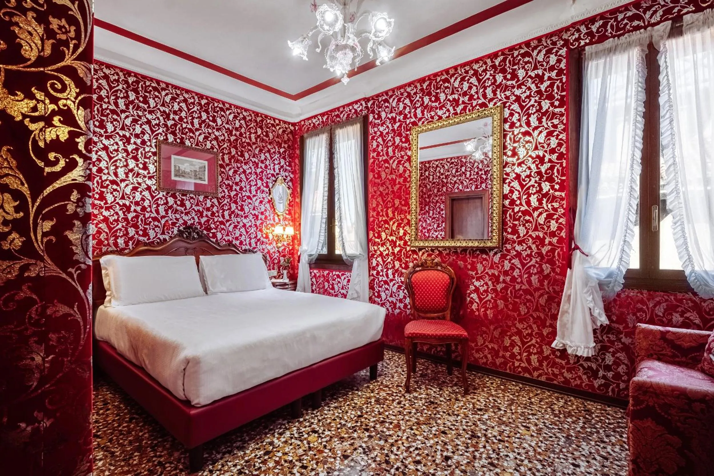 Bed in Antica Locanda Sturion Residenza d'Epoca