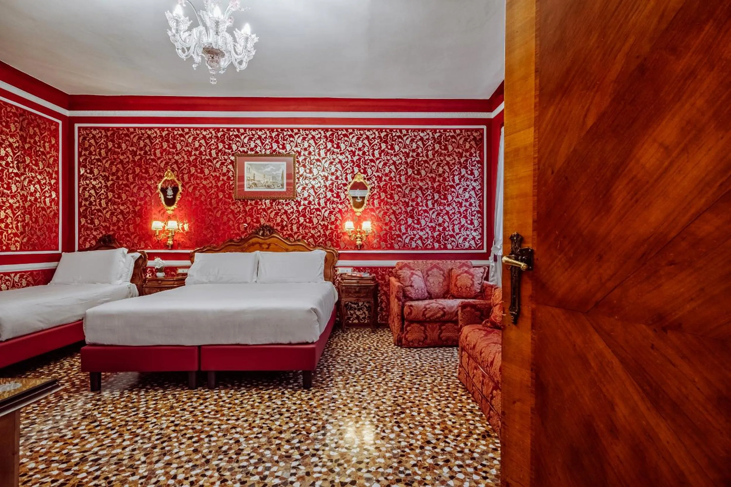 Bed in Antica Locanda Sturion Residenza d'Epoca