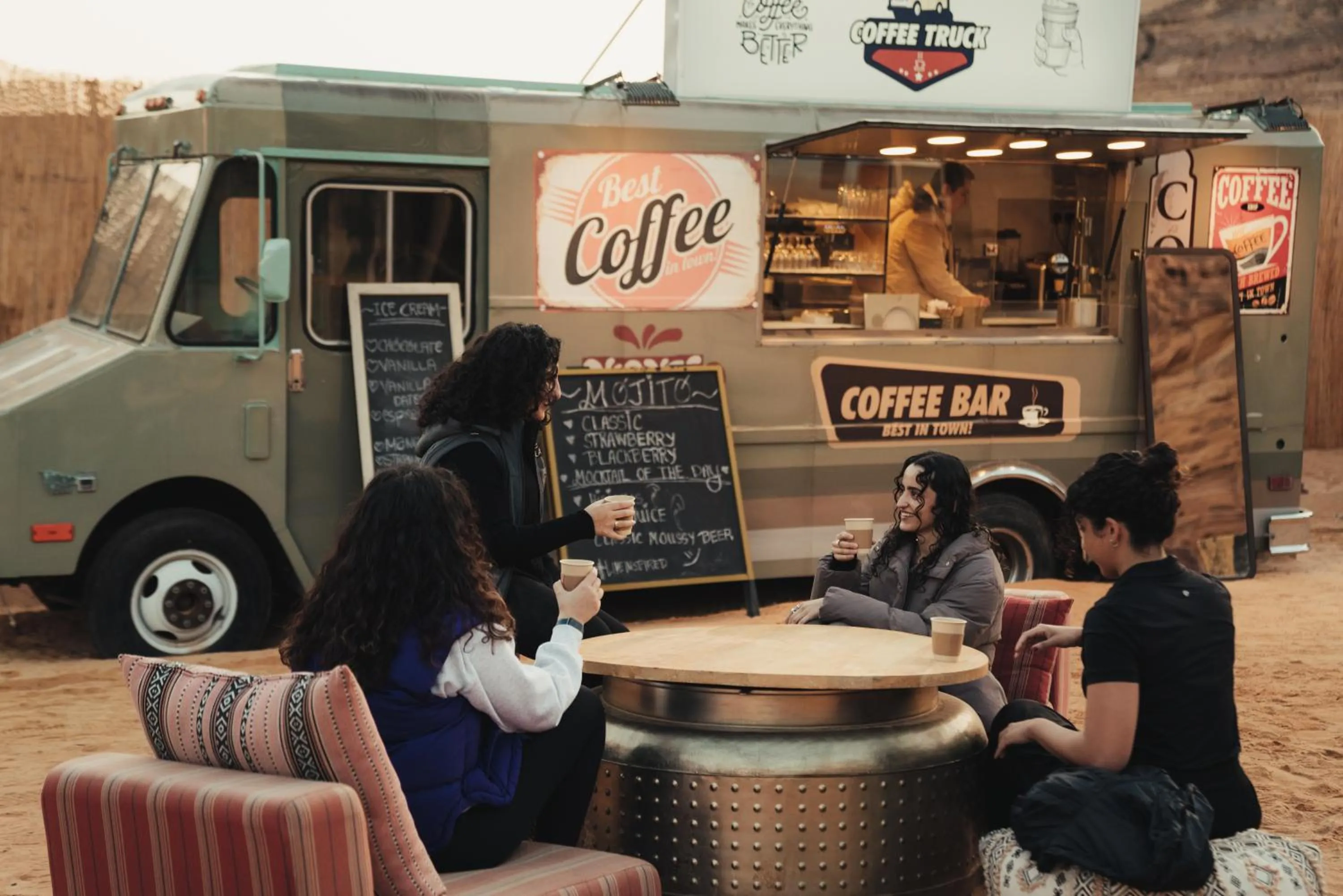 Restaurant/places to eat in Caravan AlUla by Our Habitas