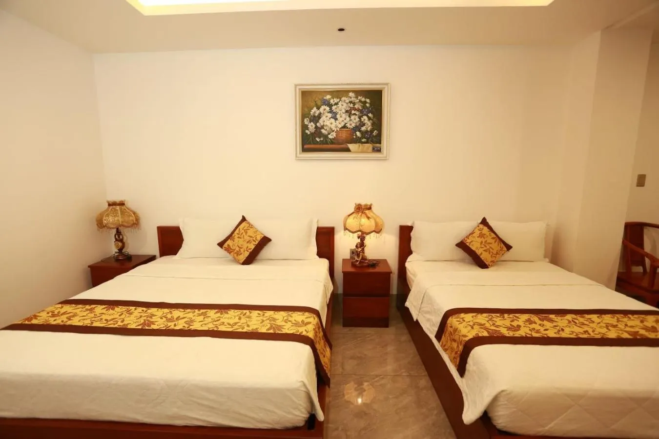 Bed in THANH TAI HOTEL 2