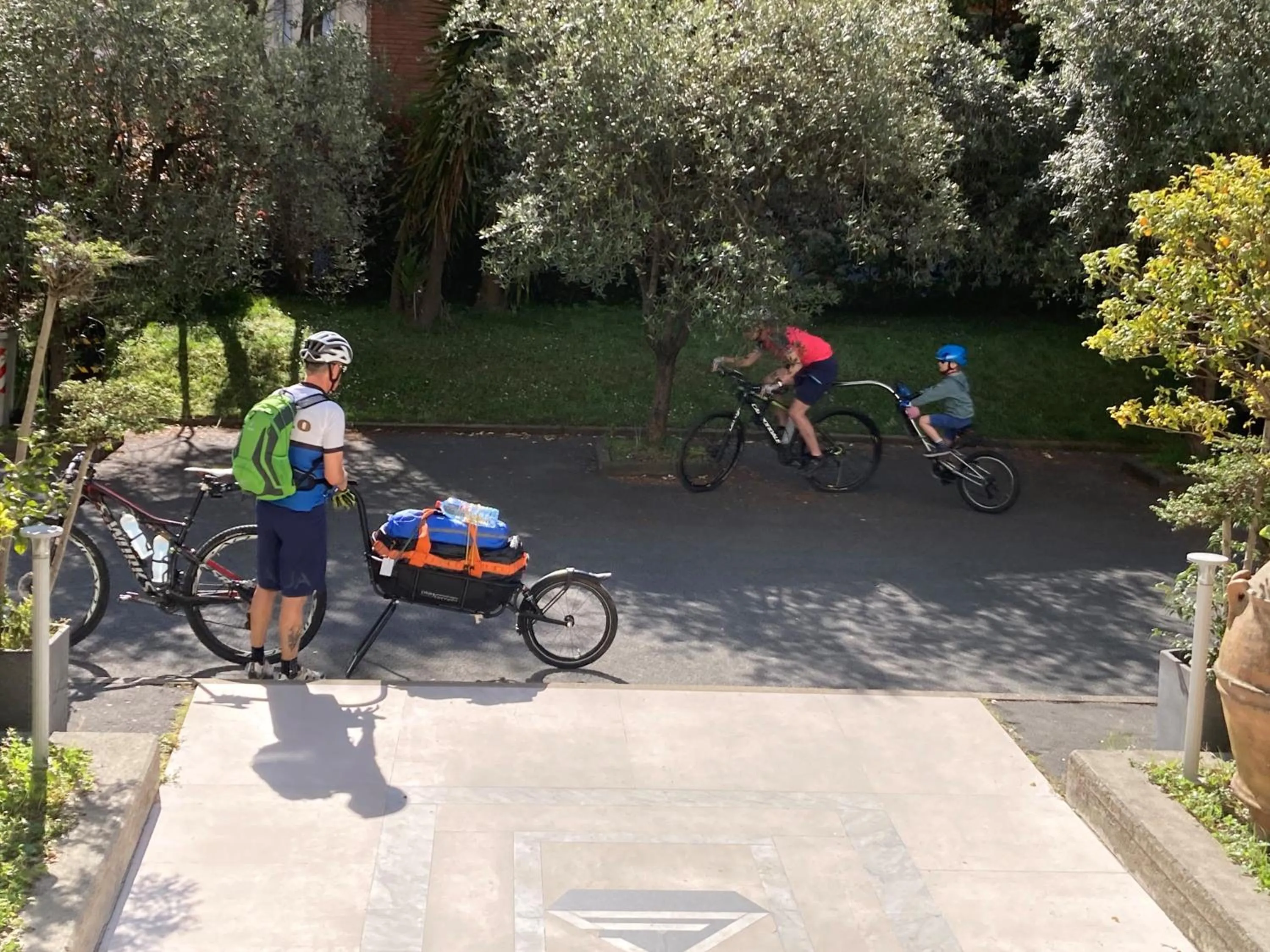 Garden in Hotel Ghironi