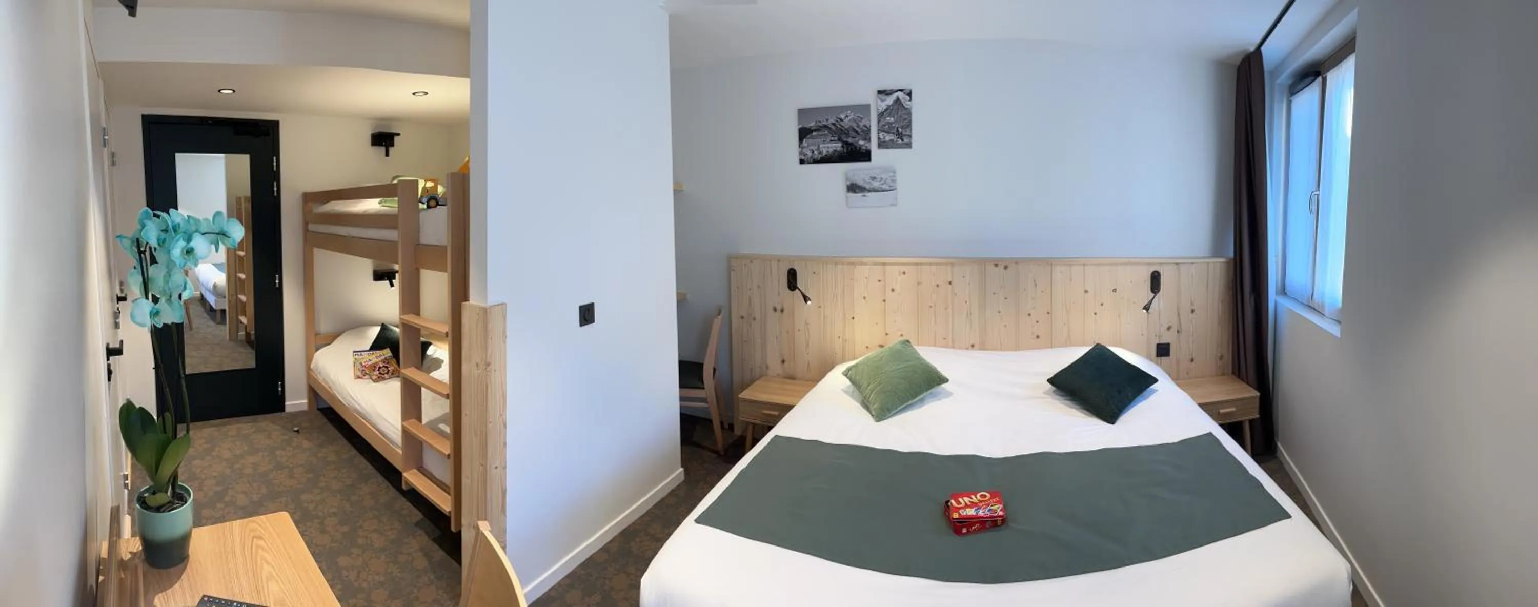 Bed in Village de vacances Fleurs et Neige