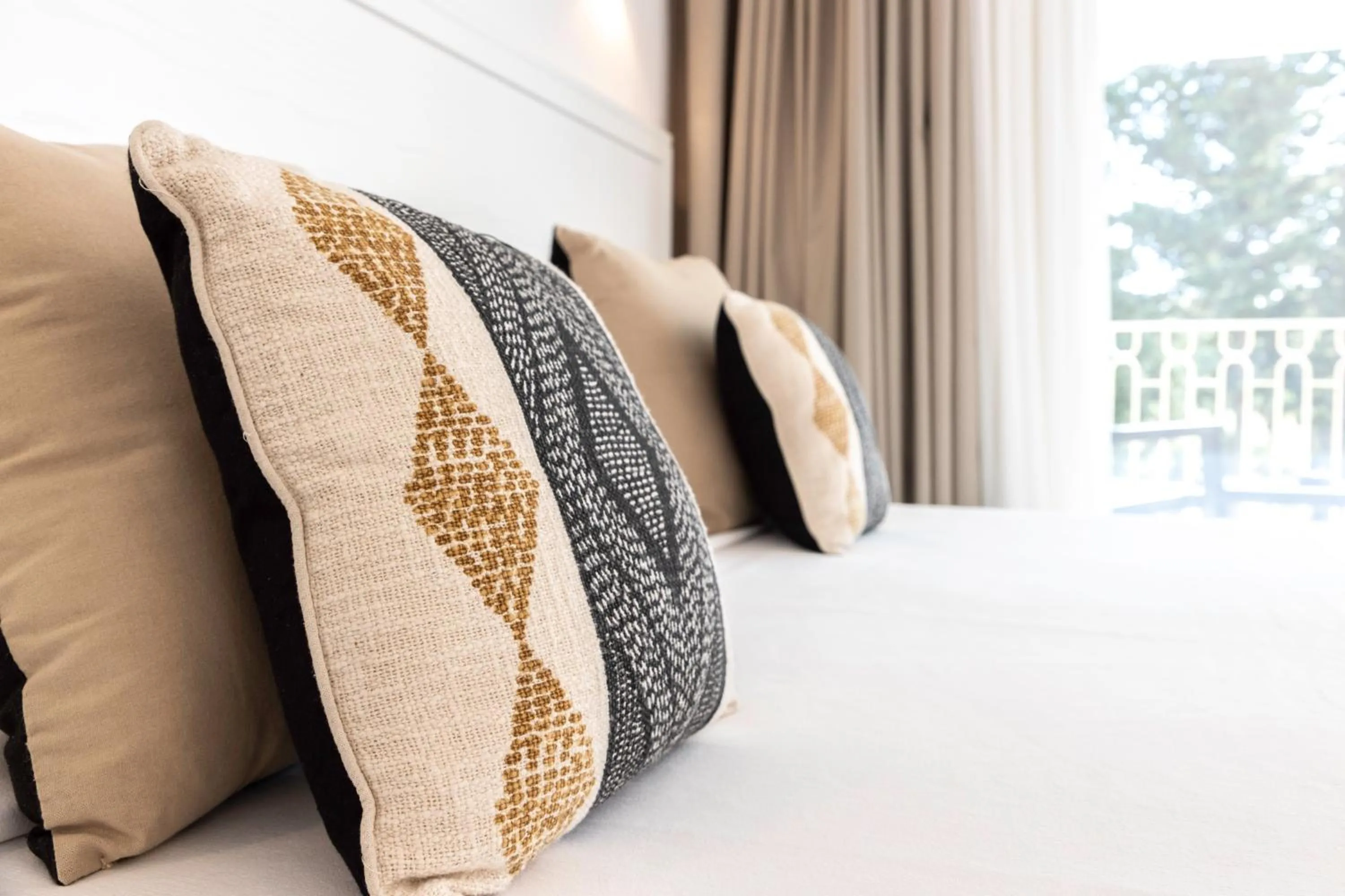 Bed in Hotel S'arena Beach