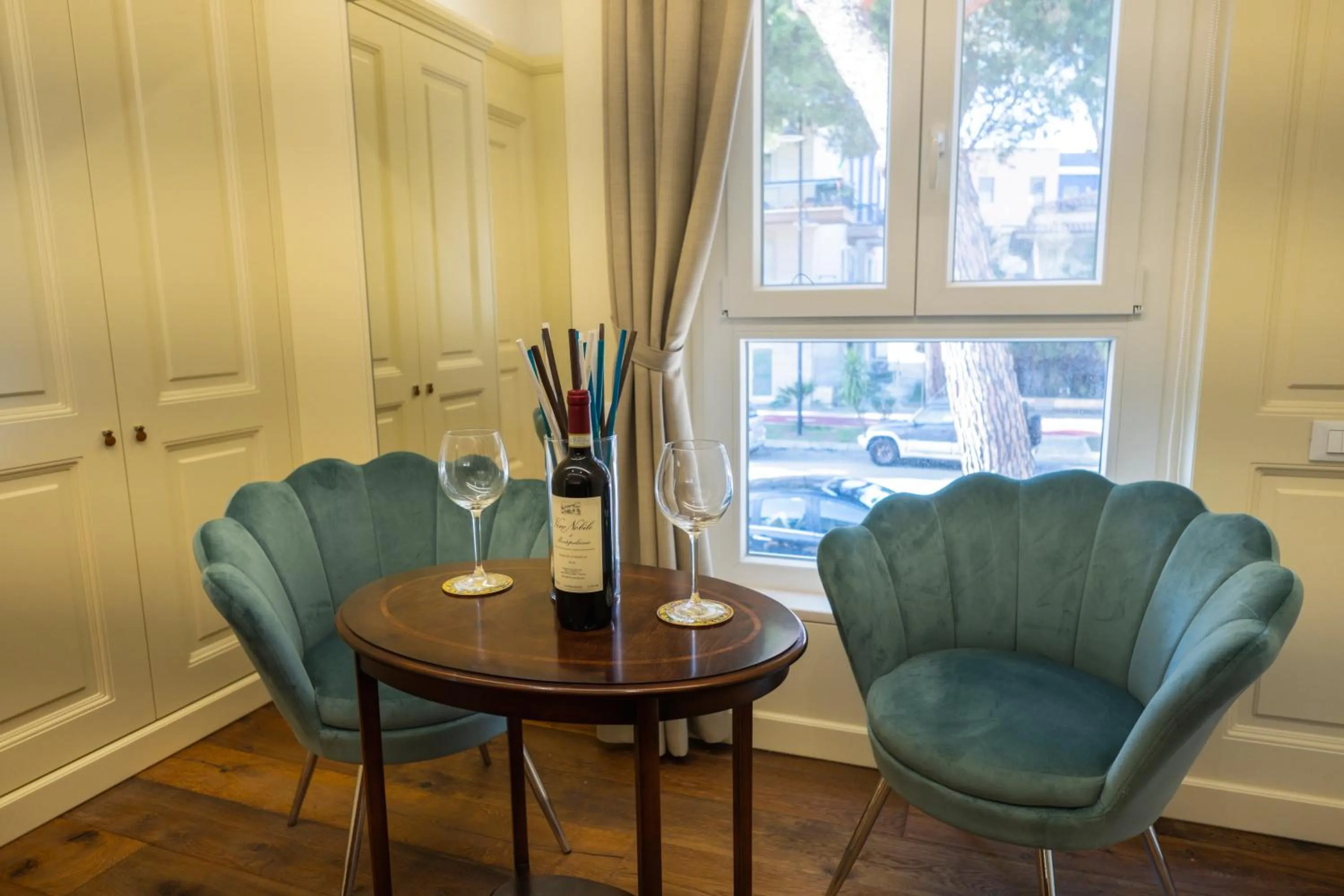 Seating area in Luxury B&B La Riserva Dannunziana