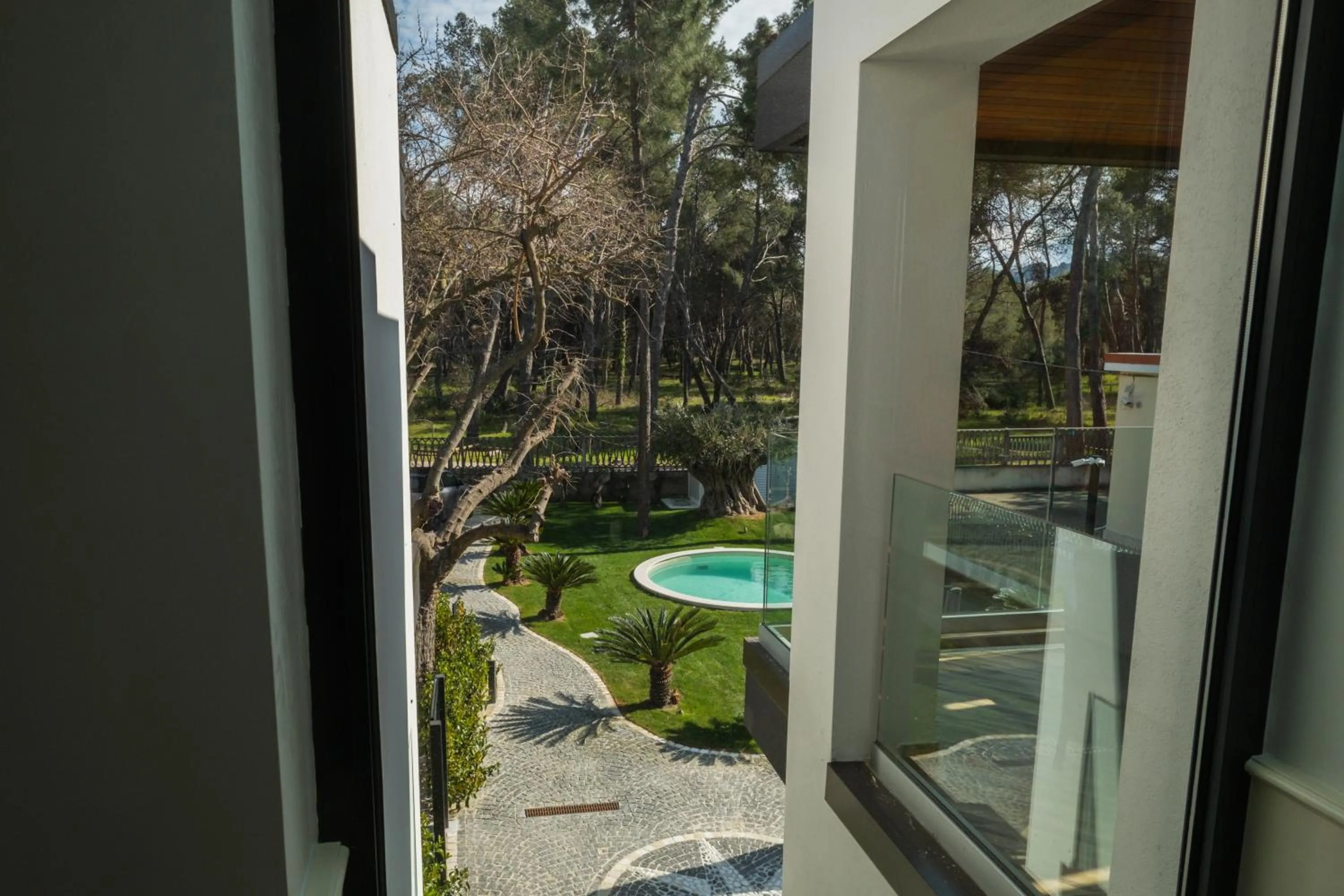 Garden view in Luxury B&B La Riserva Dannunziana