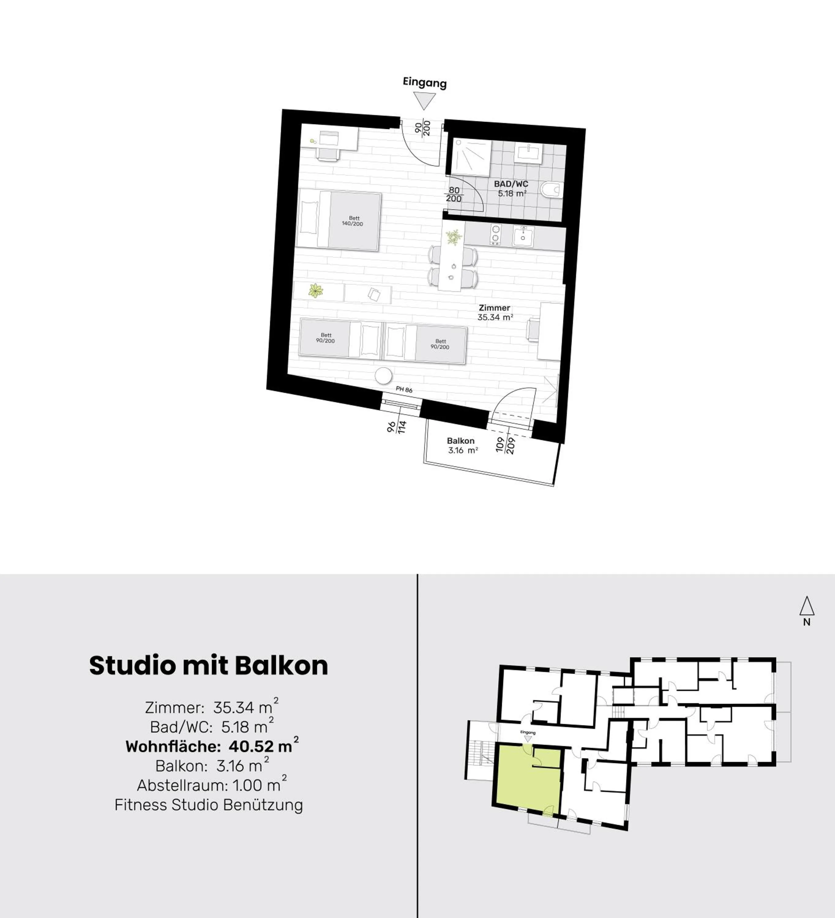 Floor plan in Rittertal