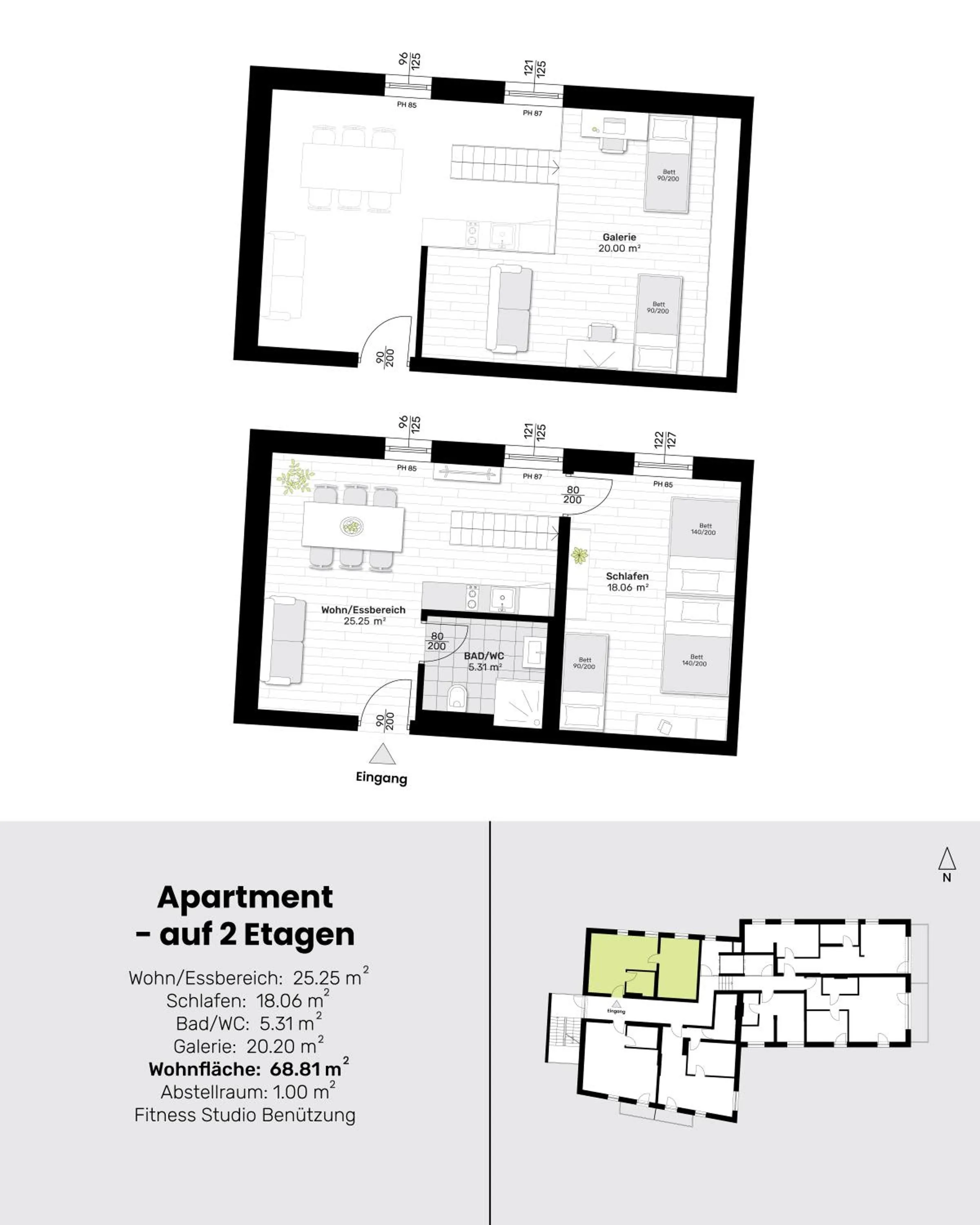 Floor plan in Rittertal