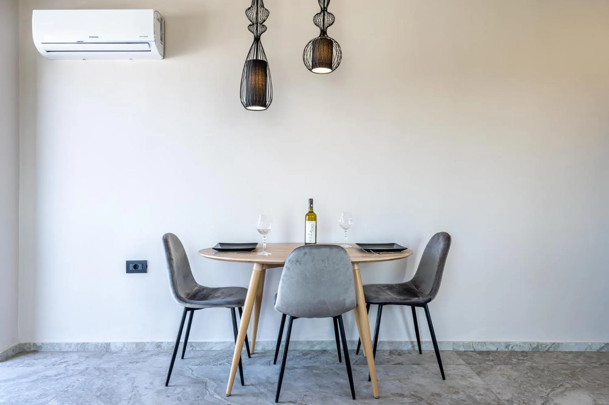 Dining area in Pathos SeaSide Suites