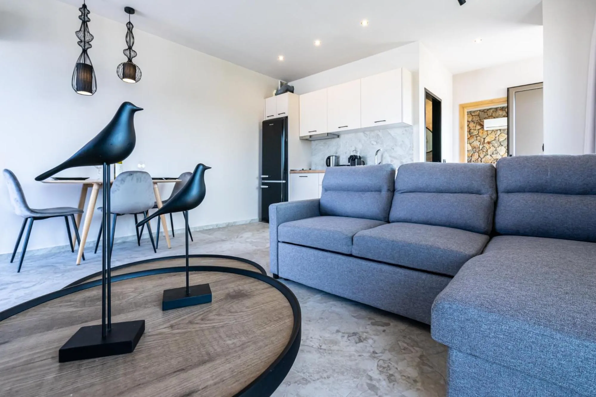 Living room in Pathos SeaSide Suites