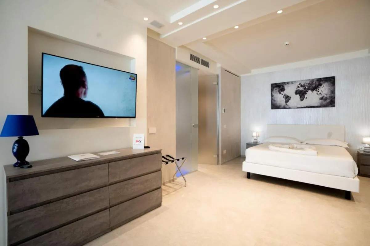 Bed in Catania Sea Palace Hotel