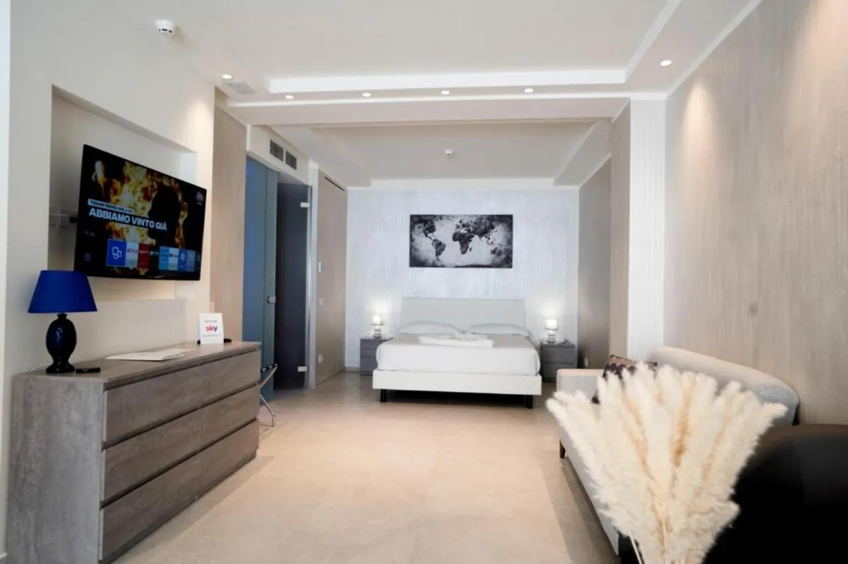 Bed in Catania Sea Palace Hotel