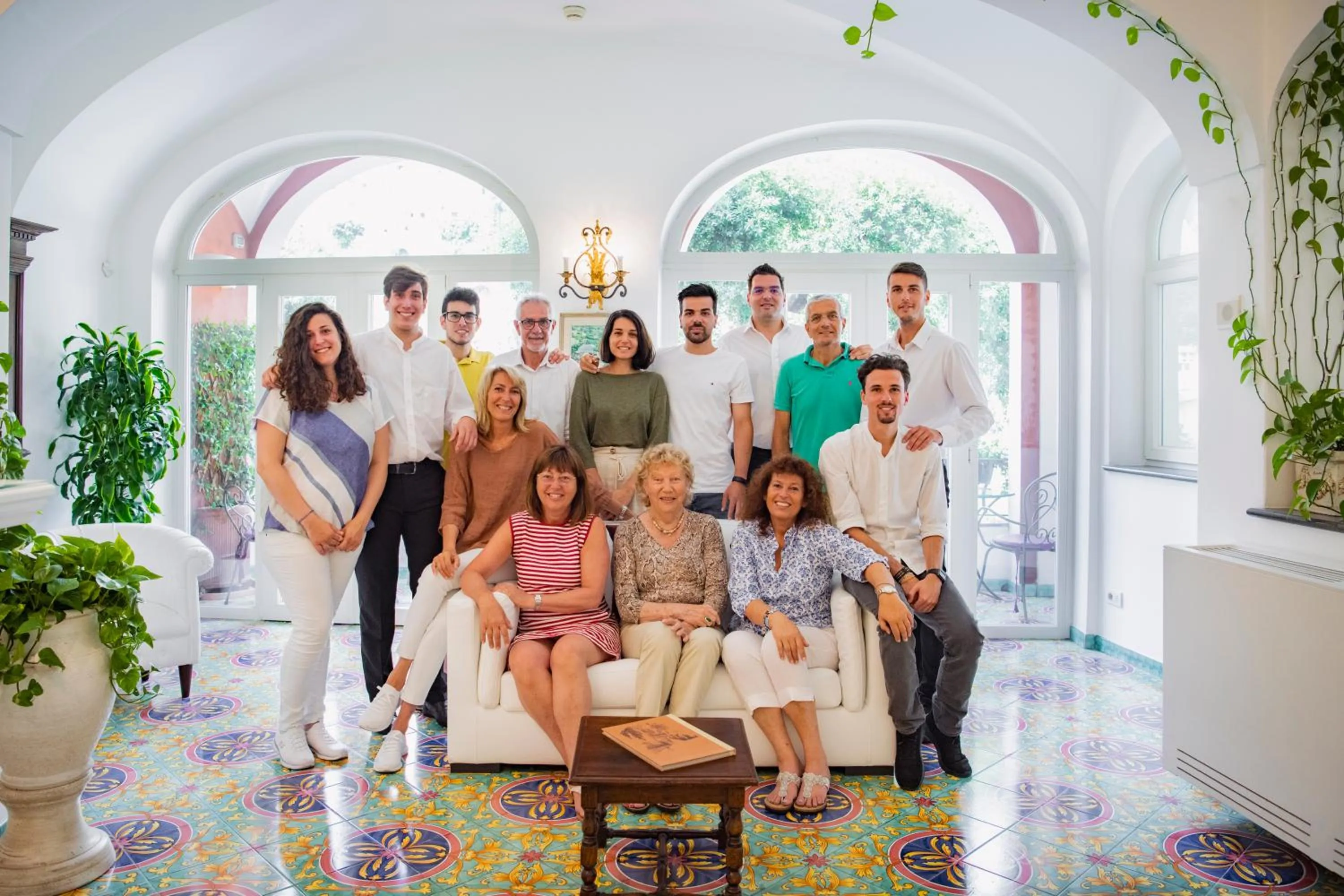 Family in Hotel Savoia