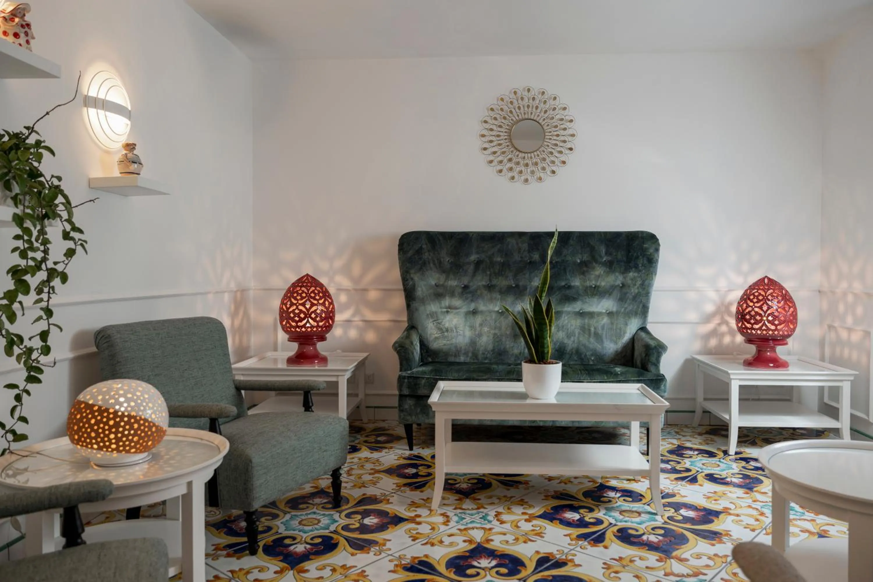 Lobby or reception in Hotel Savoia