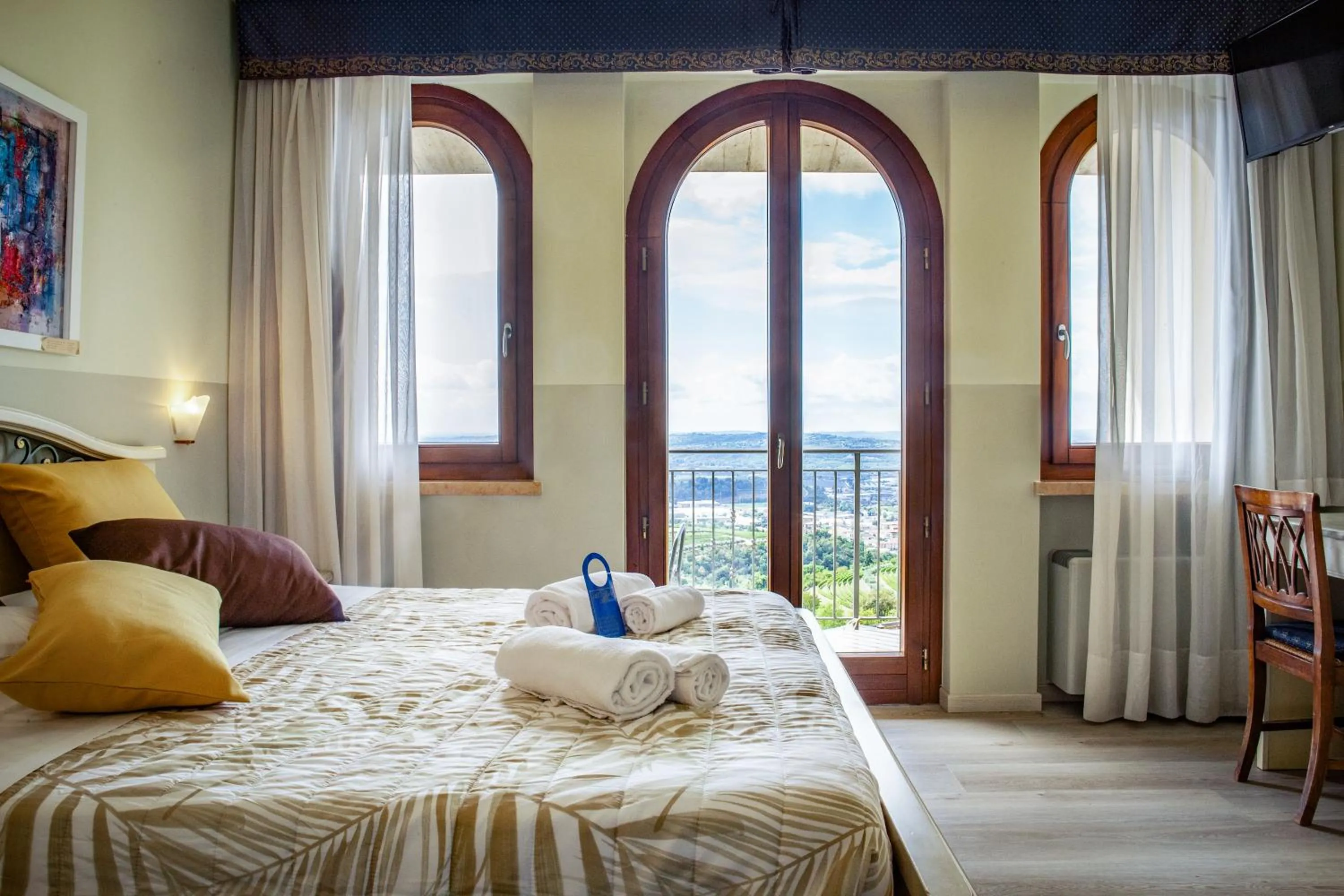 Bed in Villa San Giorgio
