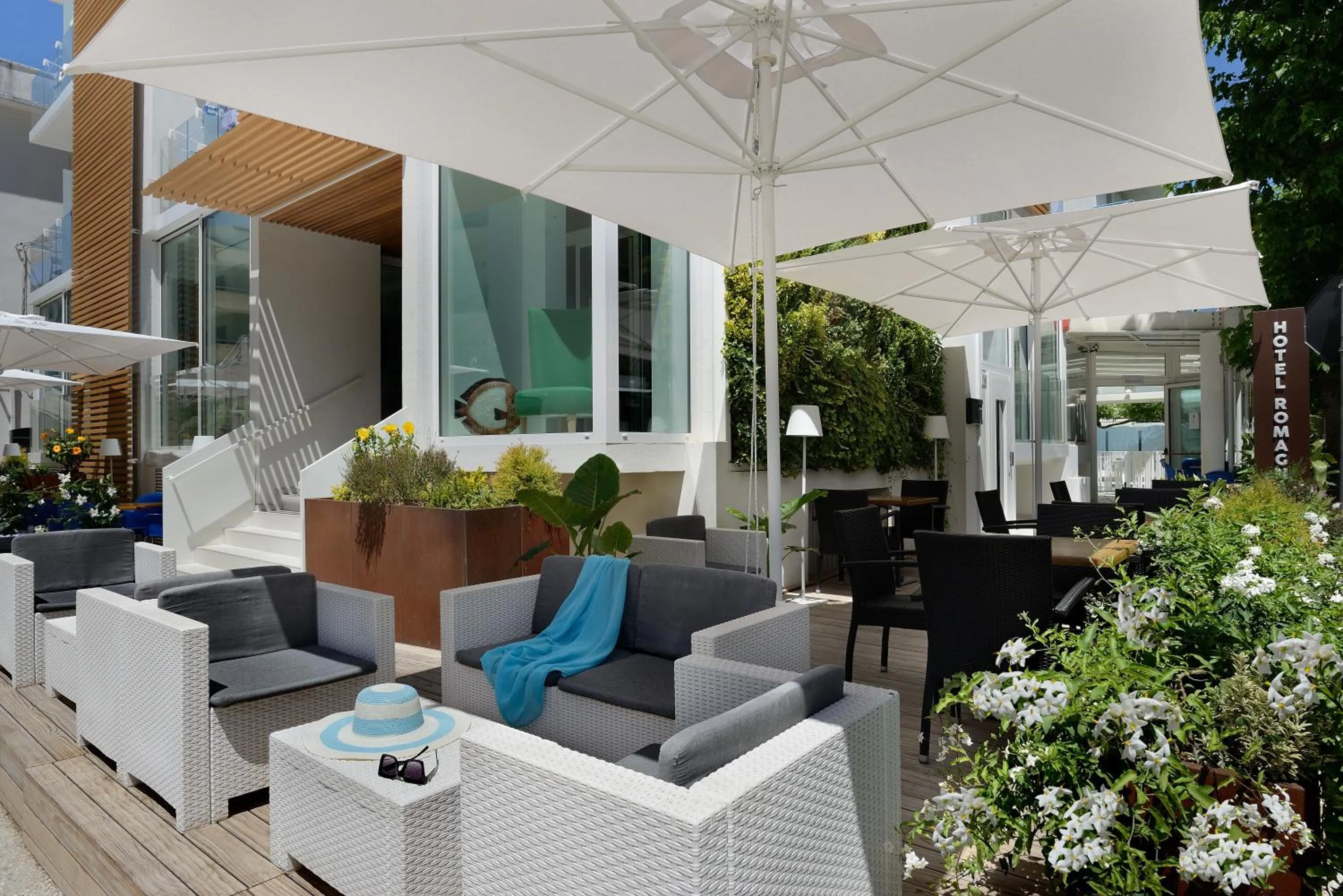 Garden in Hotel Romagna