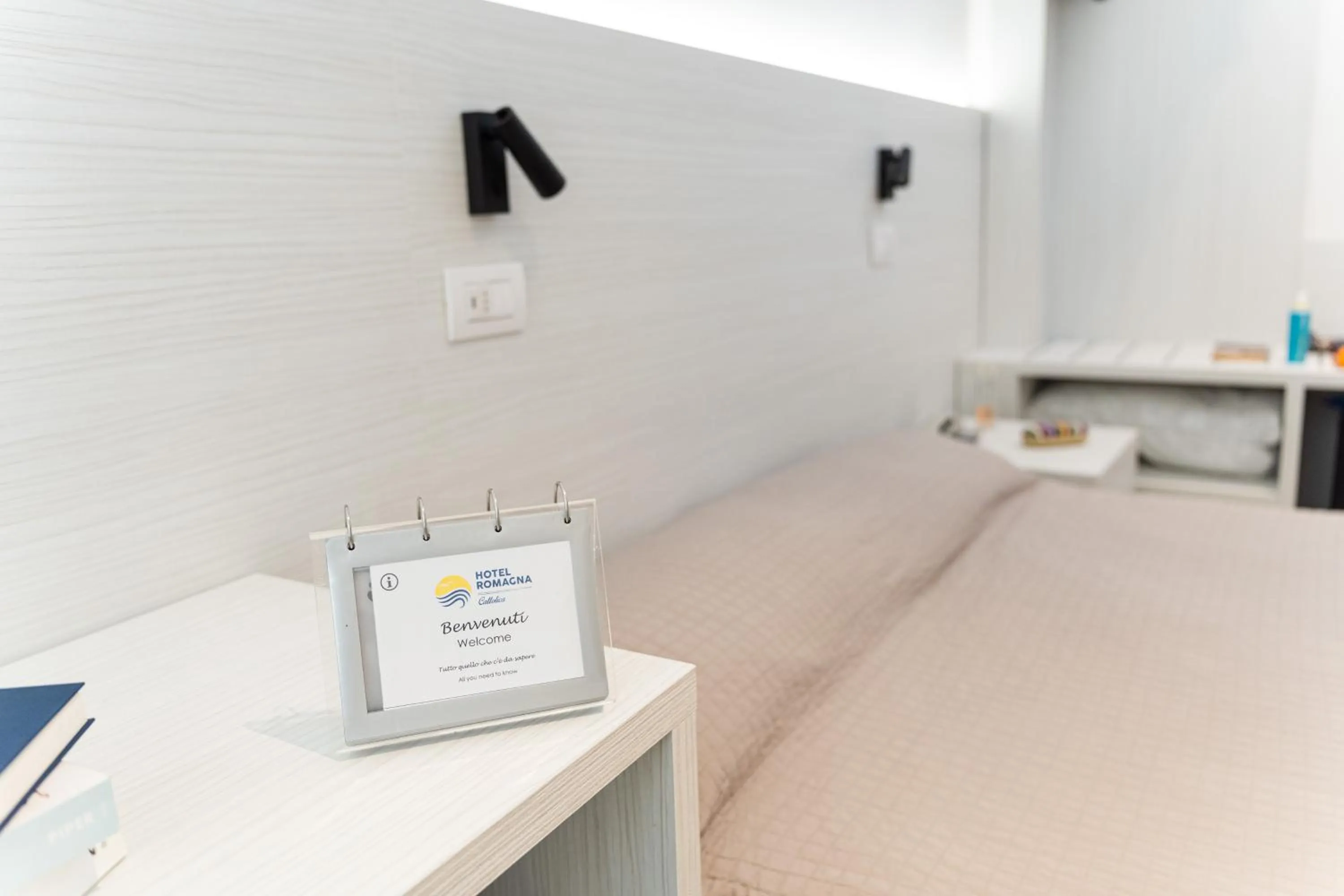 Bed in Hotel Romagna