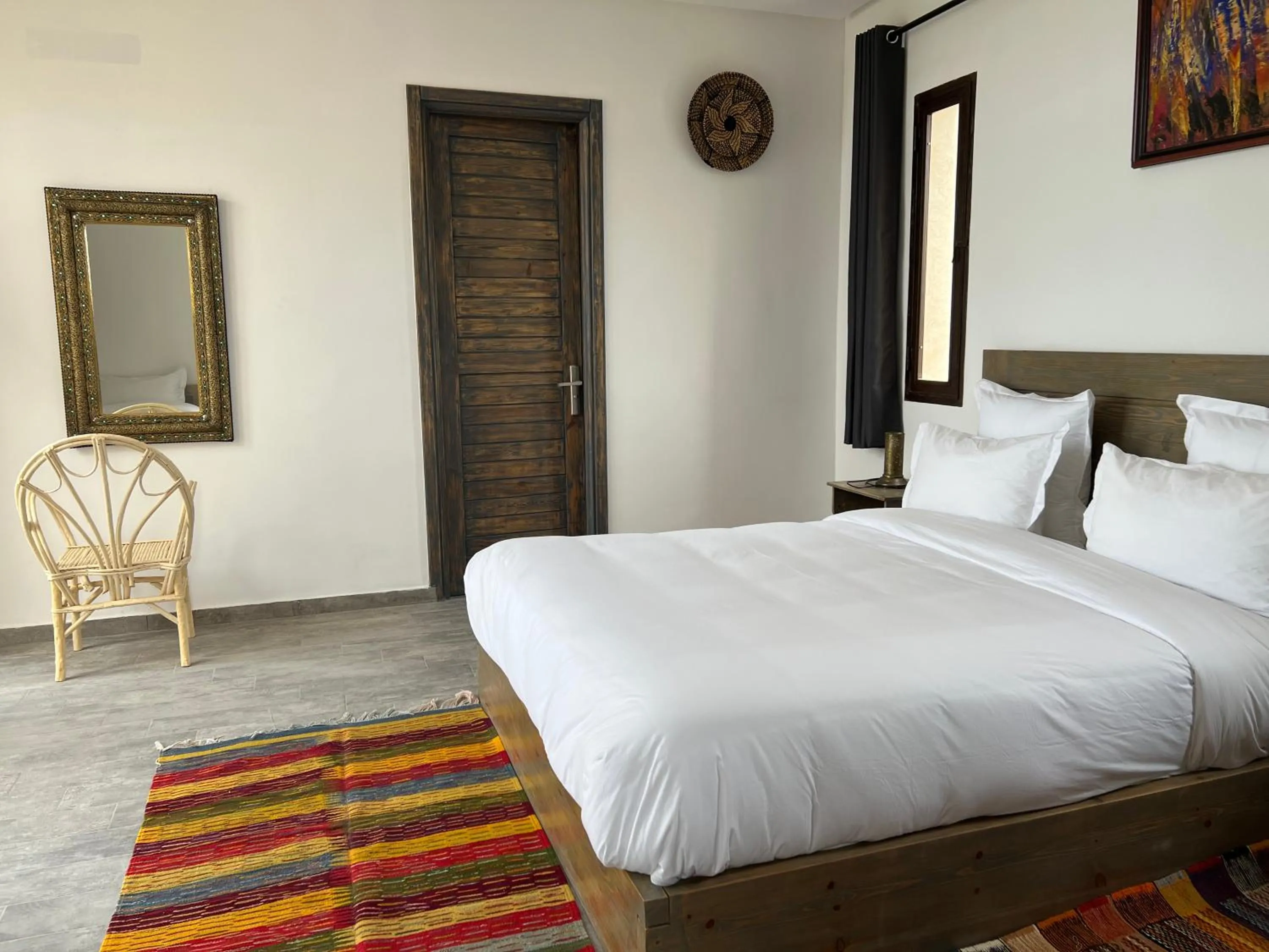 Patio, Bed in Dar Ayman Essaouira