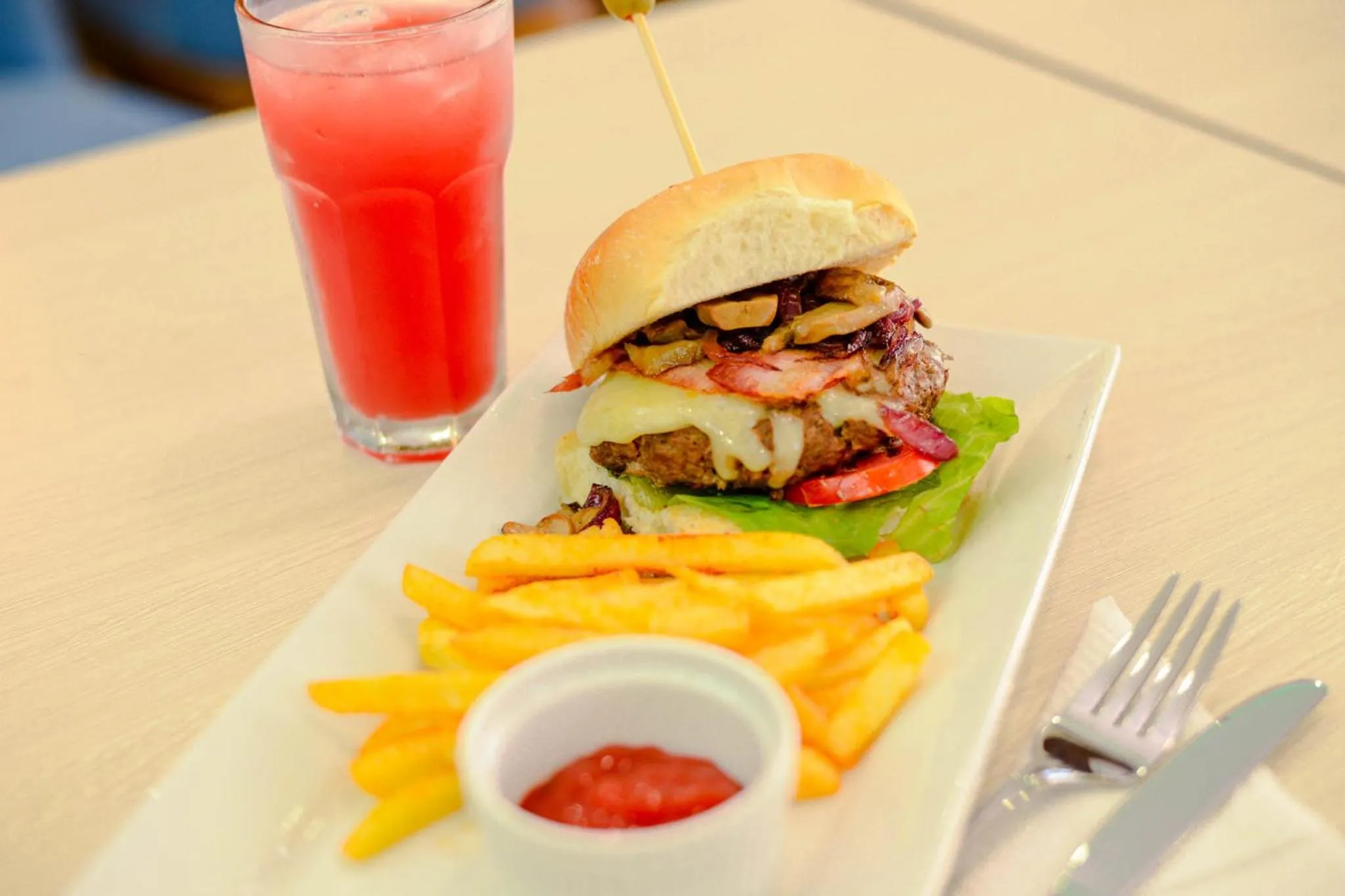 Food close-up in The Caye Hotel Caye Caulker